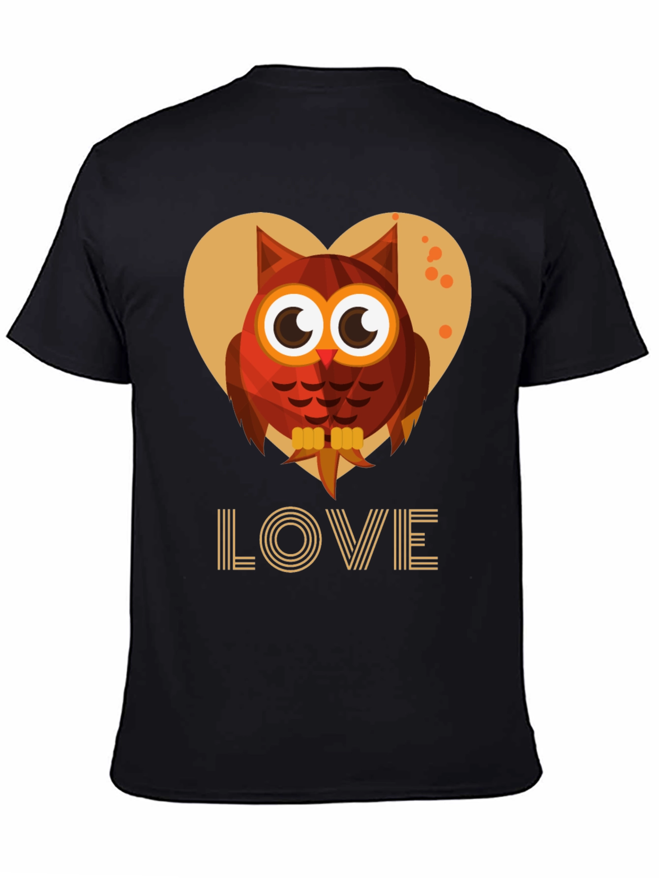 Owl Love Graphic Tee - Cute Bird Design