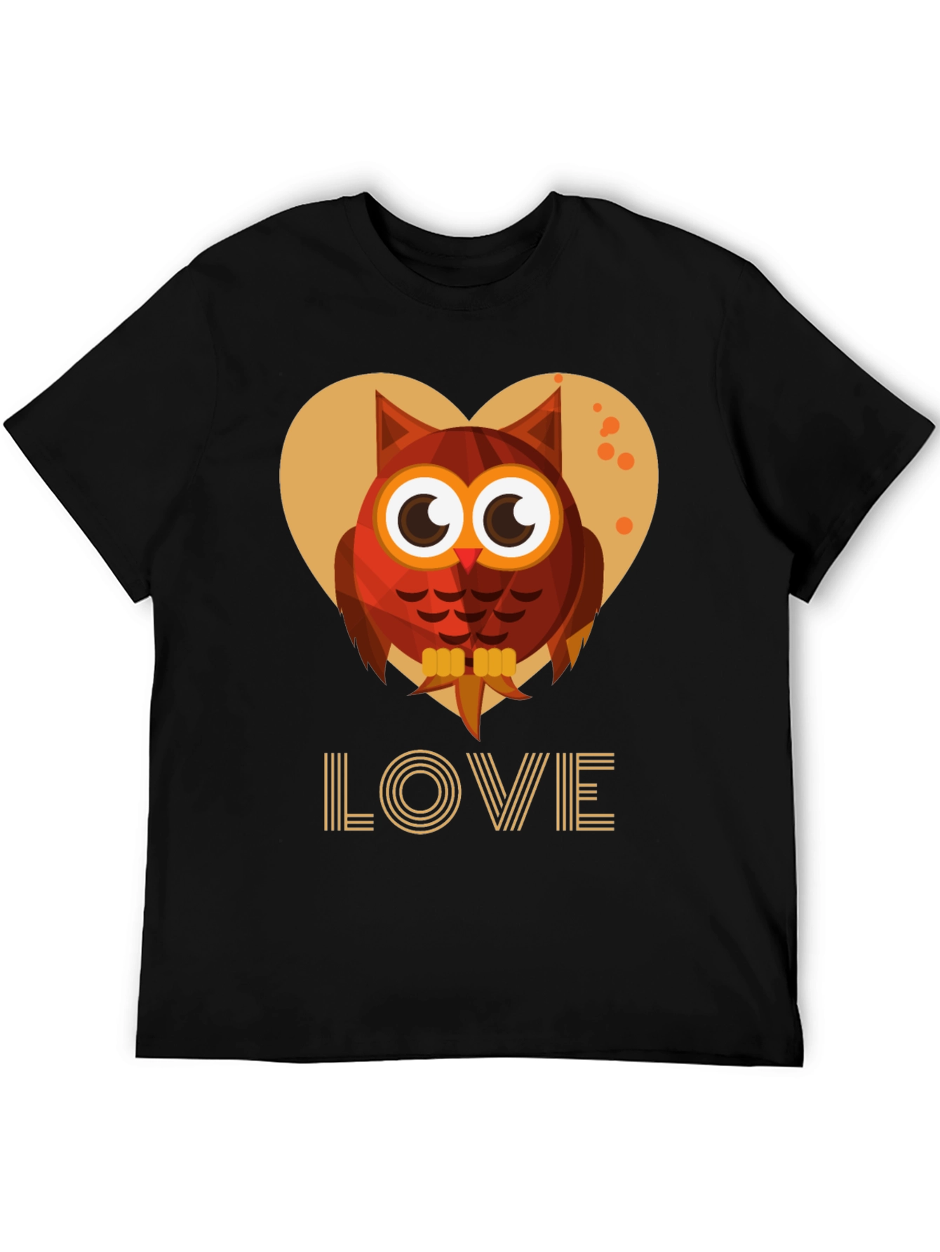 Owl Love Graphic Tee - Cute Bird Design