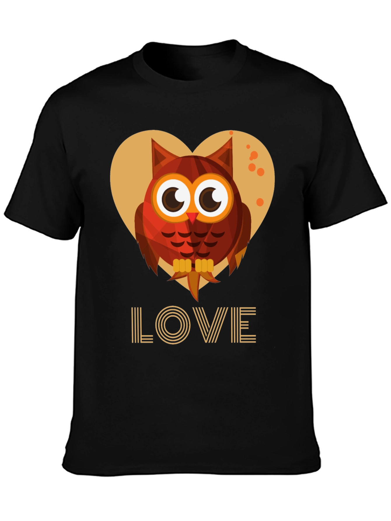 Owl Love Graphic Tee - Cute Bird Design