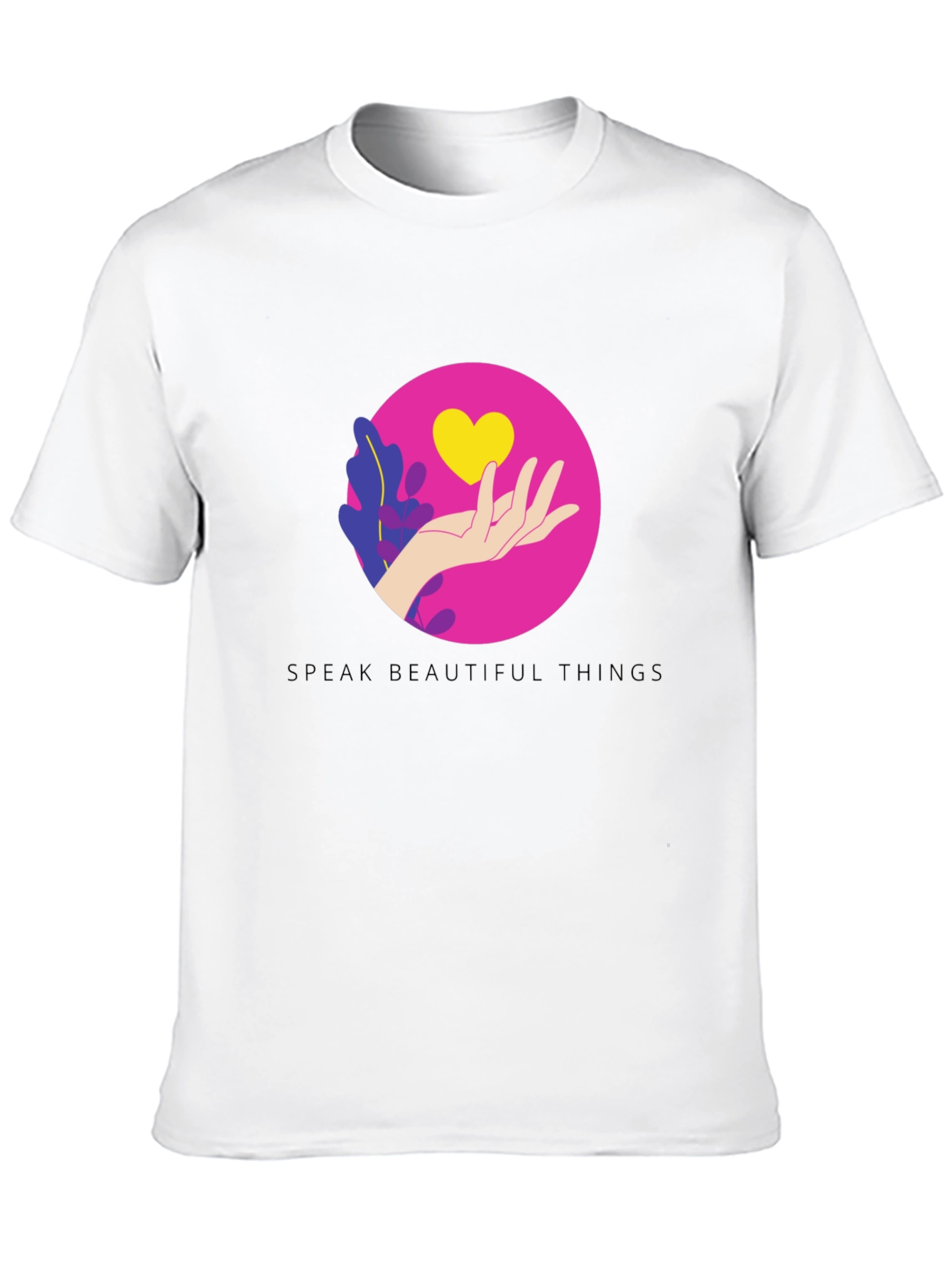 Heart Graphic Black T-Shirt