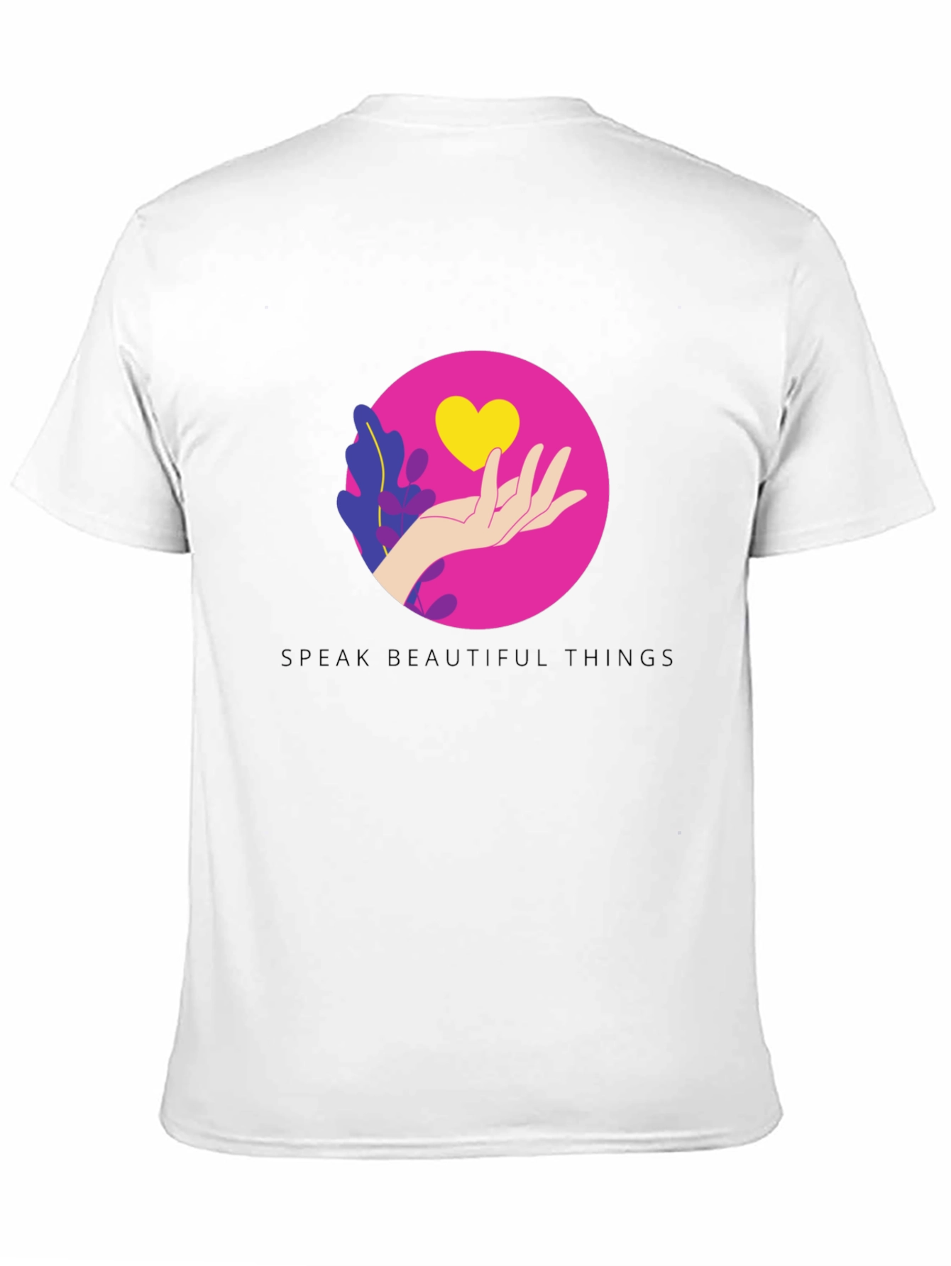 Heart Graphic Black T-Shirt