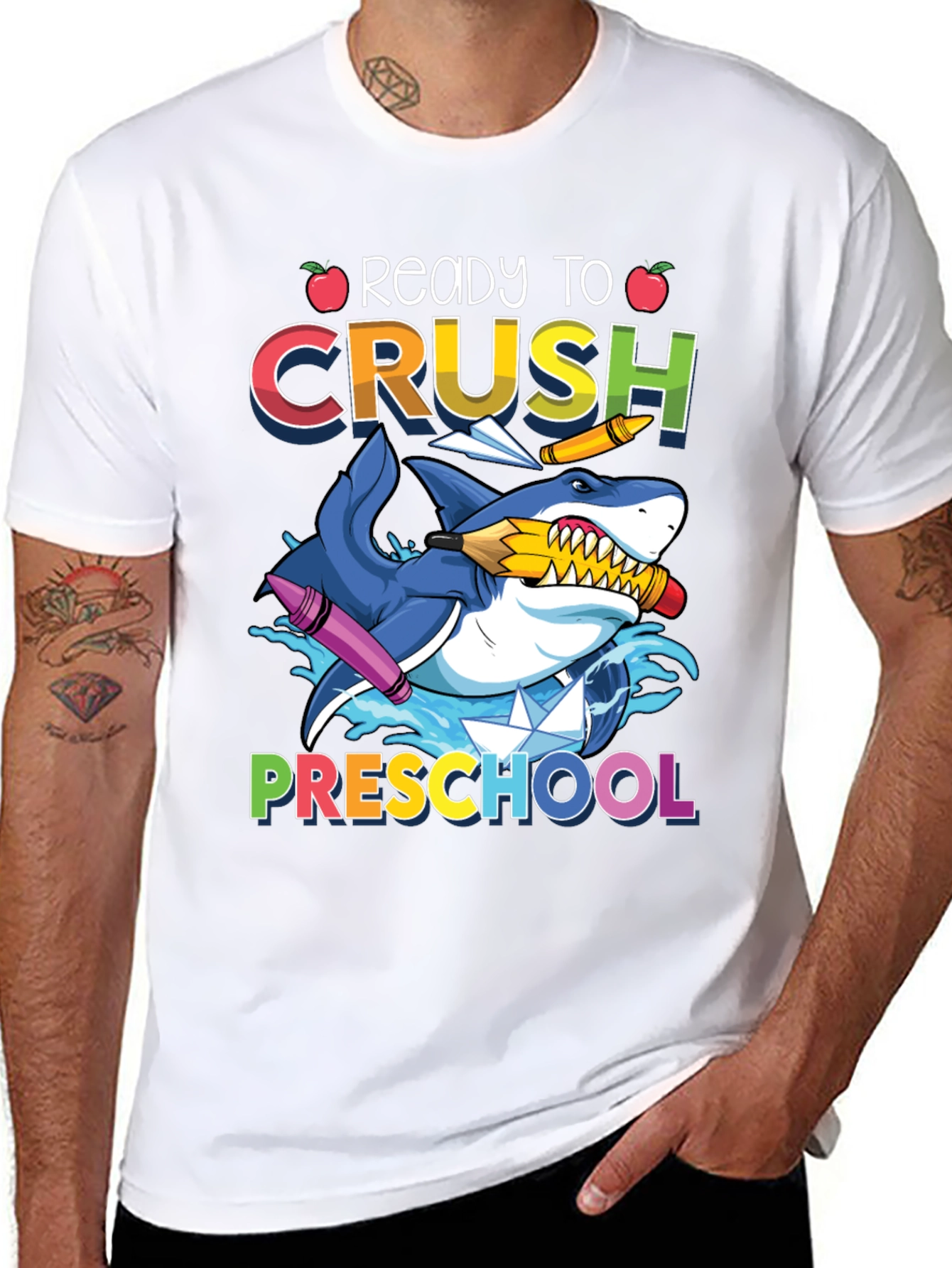Ready to Crush Preschool Shark T-Shirt