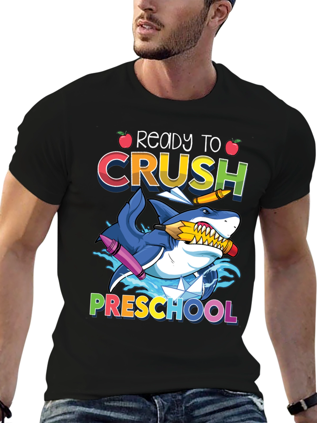Ready to Crush Preschool Shark T-Shirt