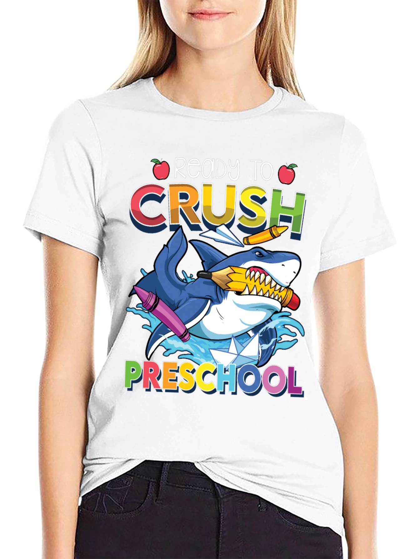 Ready to Crush Preschool Shark T-Shirt