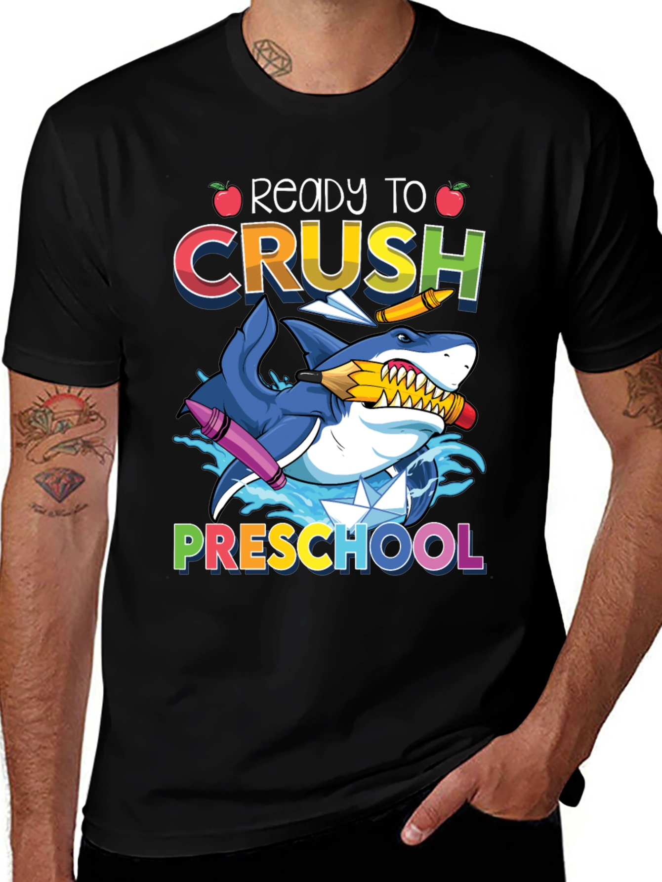 Ready to Crush Preschool Shark T-Shirt