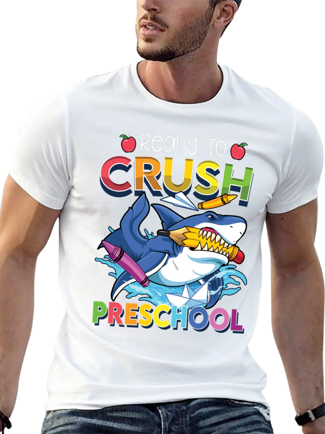 Ready to Crush Preschool Shark T-Shirt