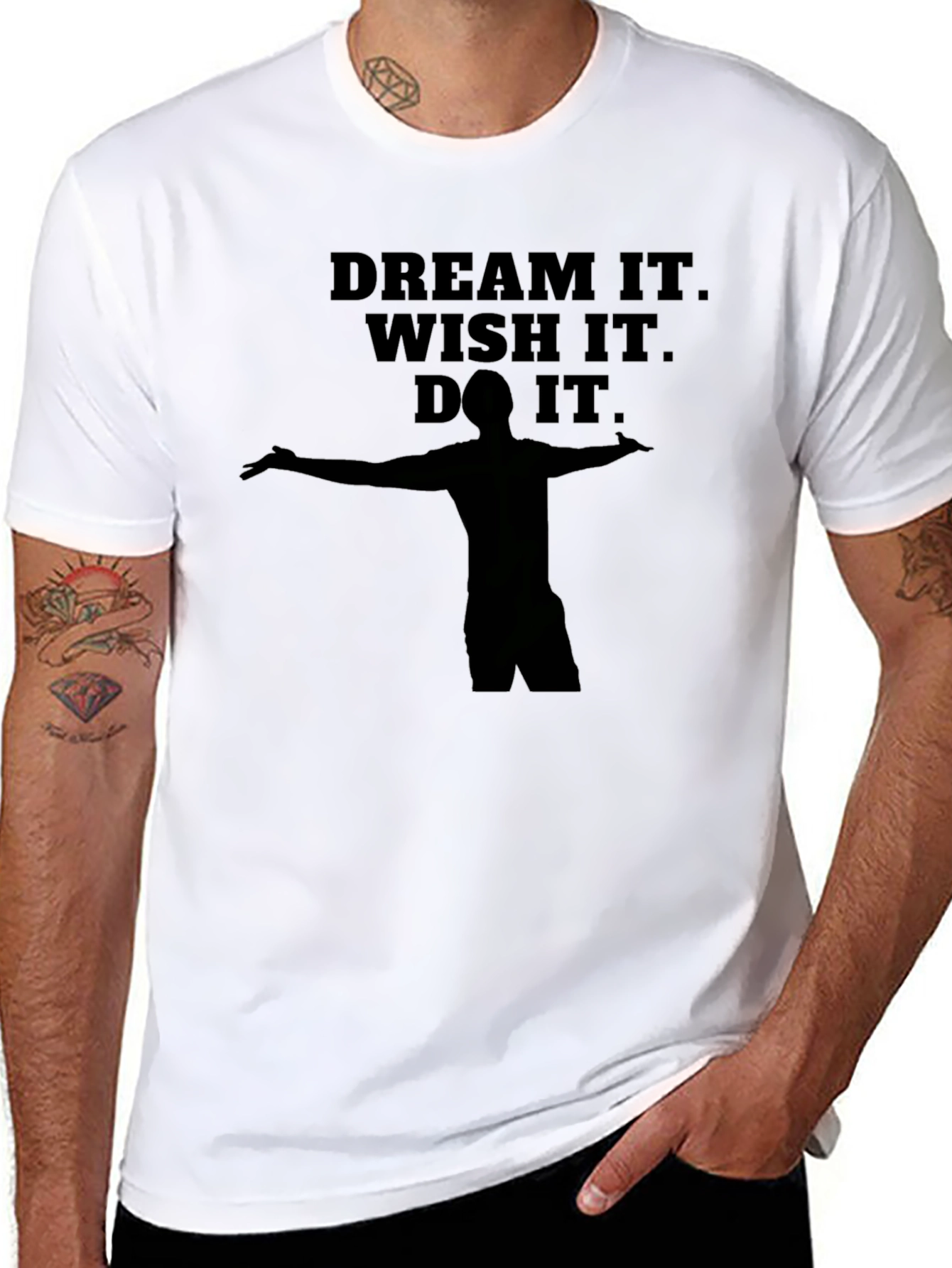 Dream It. Wish It. Do It. Black T-Shirt