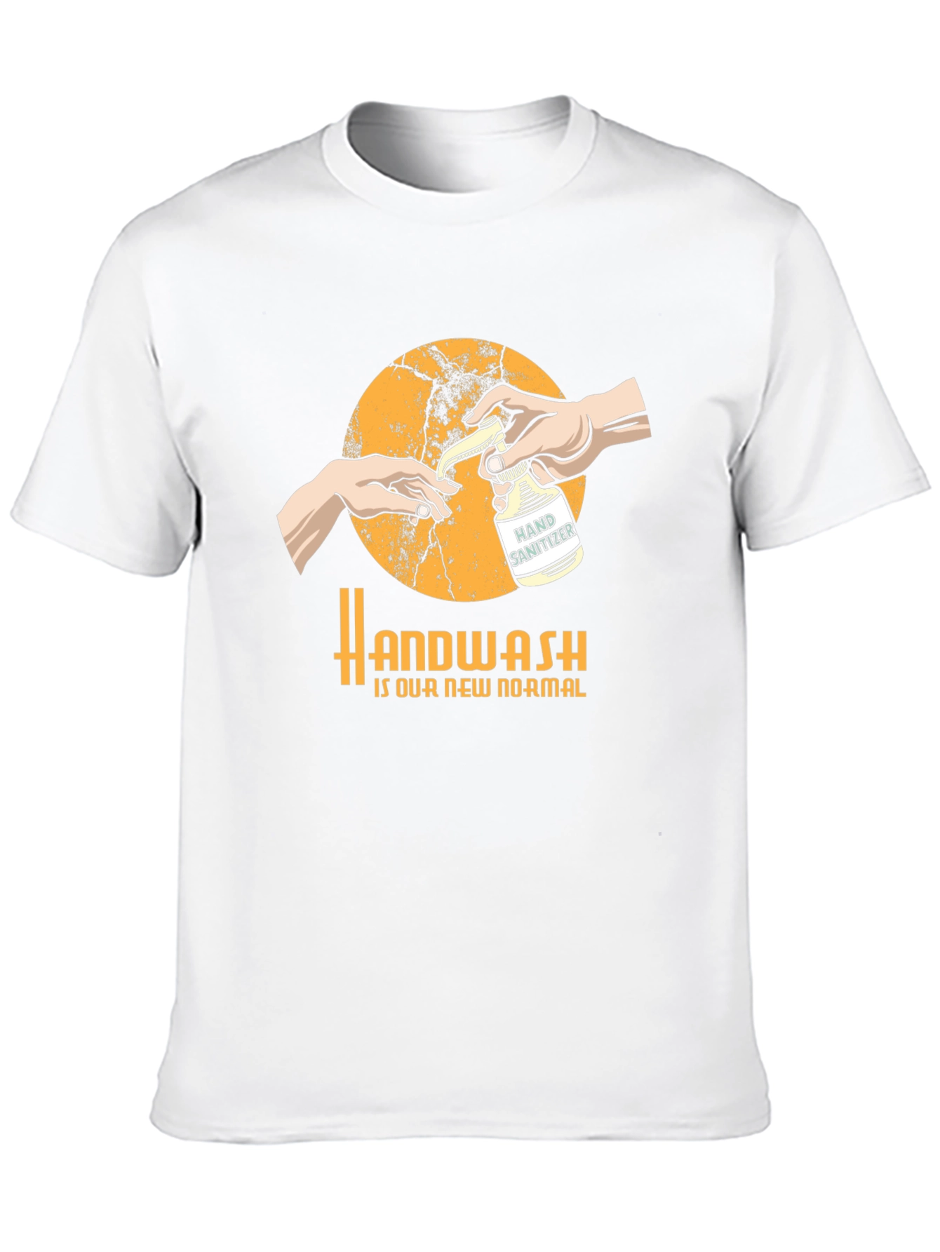 Handwash is Our New Normal Black T-Shirt