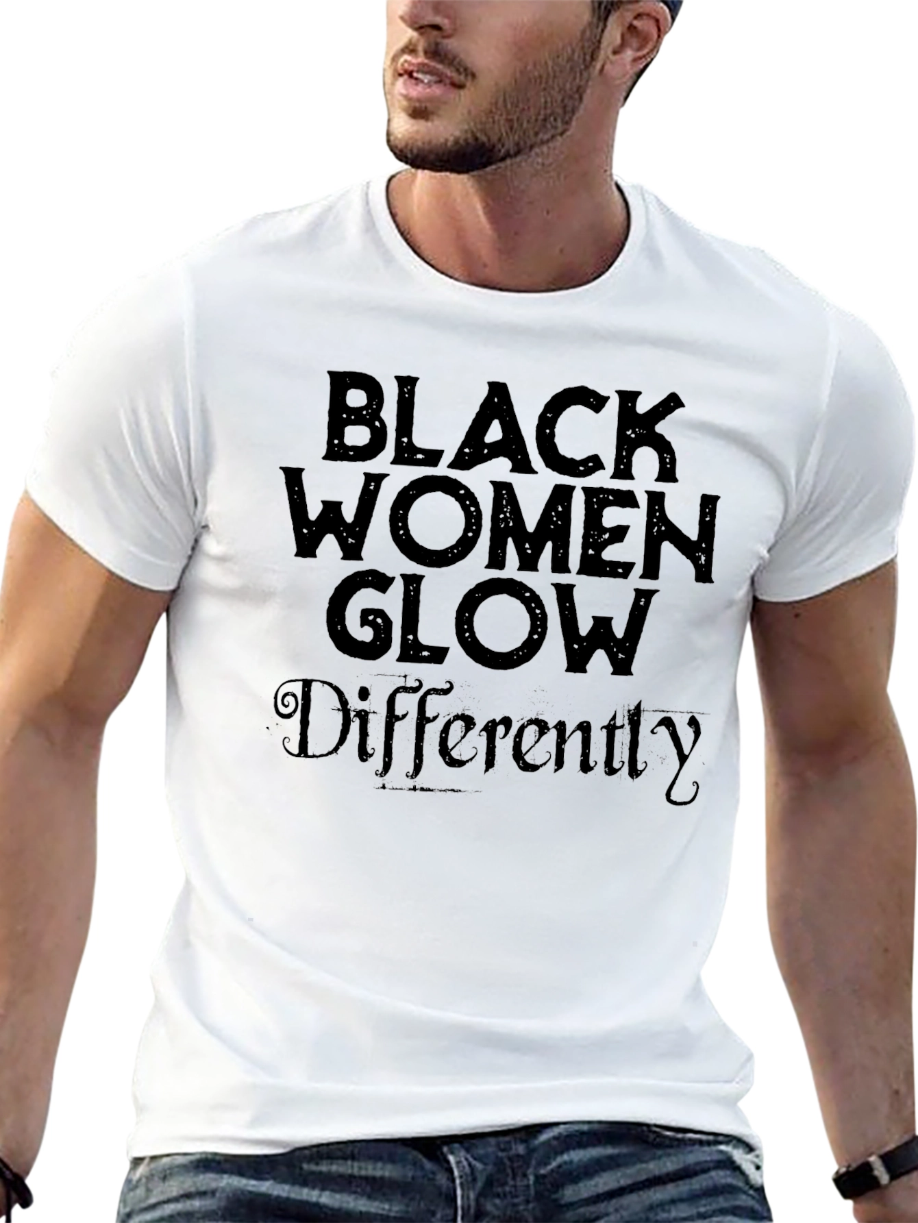 Black Women Glow Differently T-Shirt