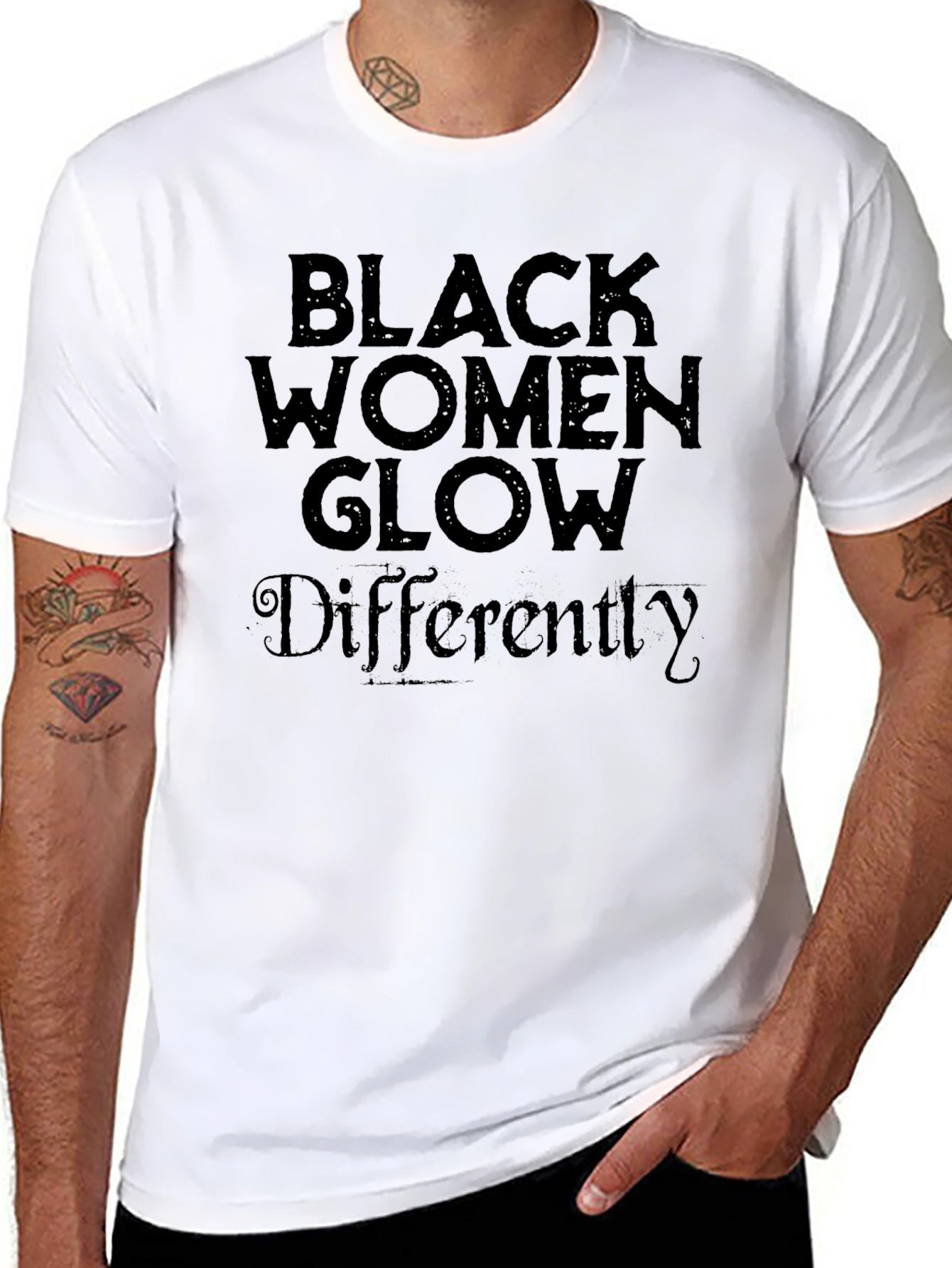 Black Women Glow Differently T-Shirt
