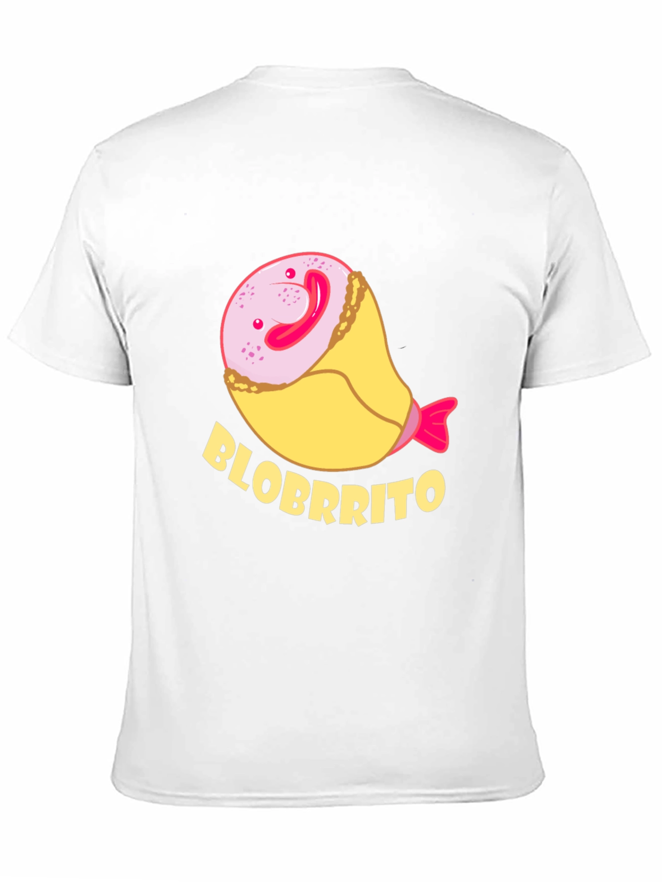 Blobbrito Funny T-Shirt - Unique Cartoon Foodie Tee