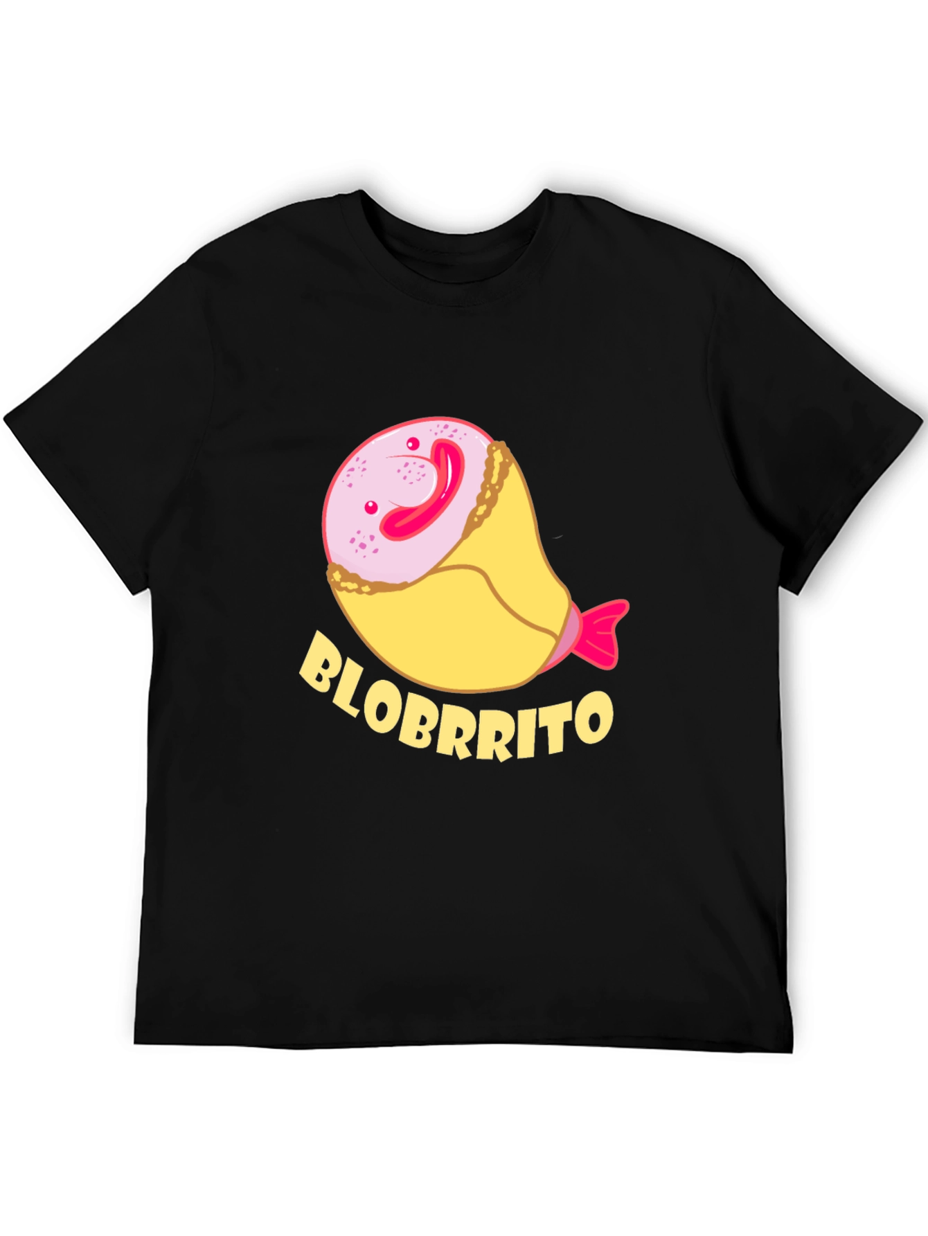 Blobbrito Funny T-Shirt - Unique Cartoon Foodie Tee
