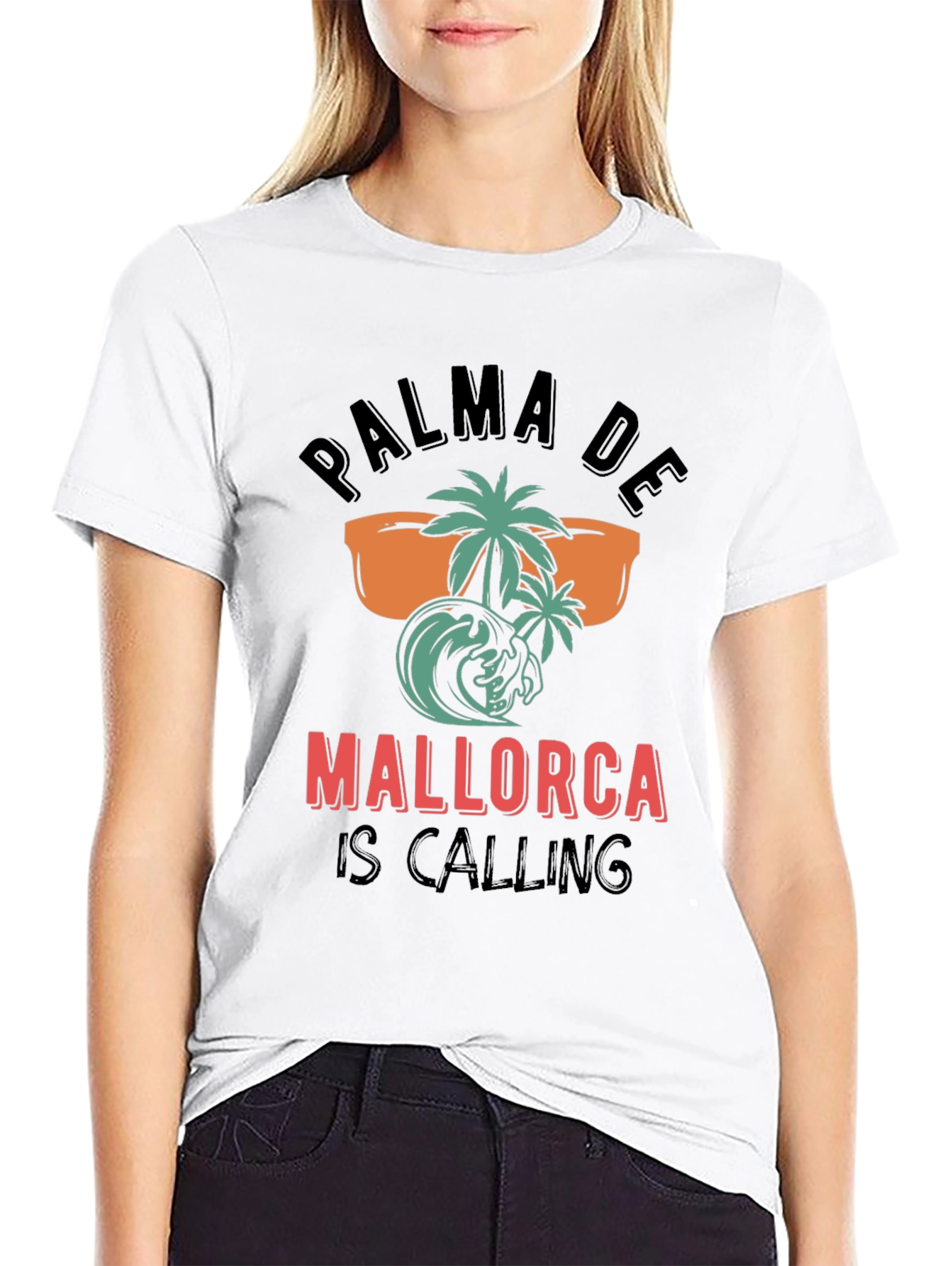 Palma de Mallorca Calling Black T-Shirt