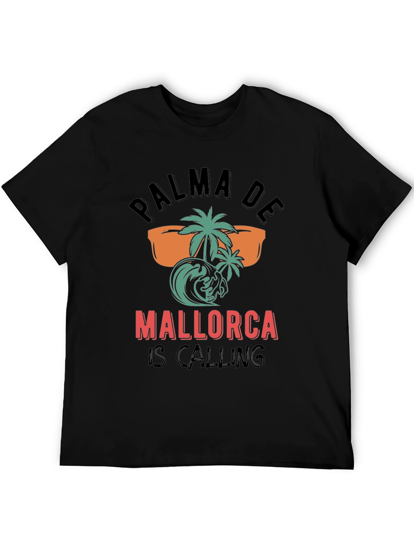 Palma de Mallorca Calling Black T-Shirt