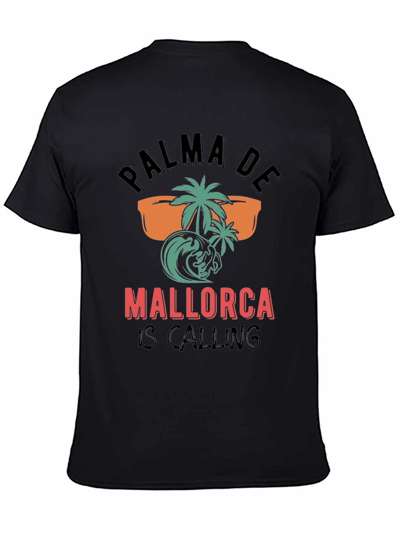 Palma de Mallorca Calling Black T-Shirt