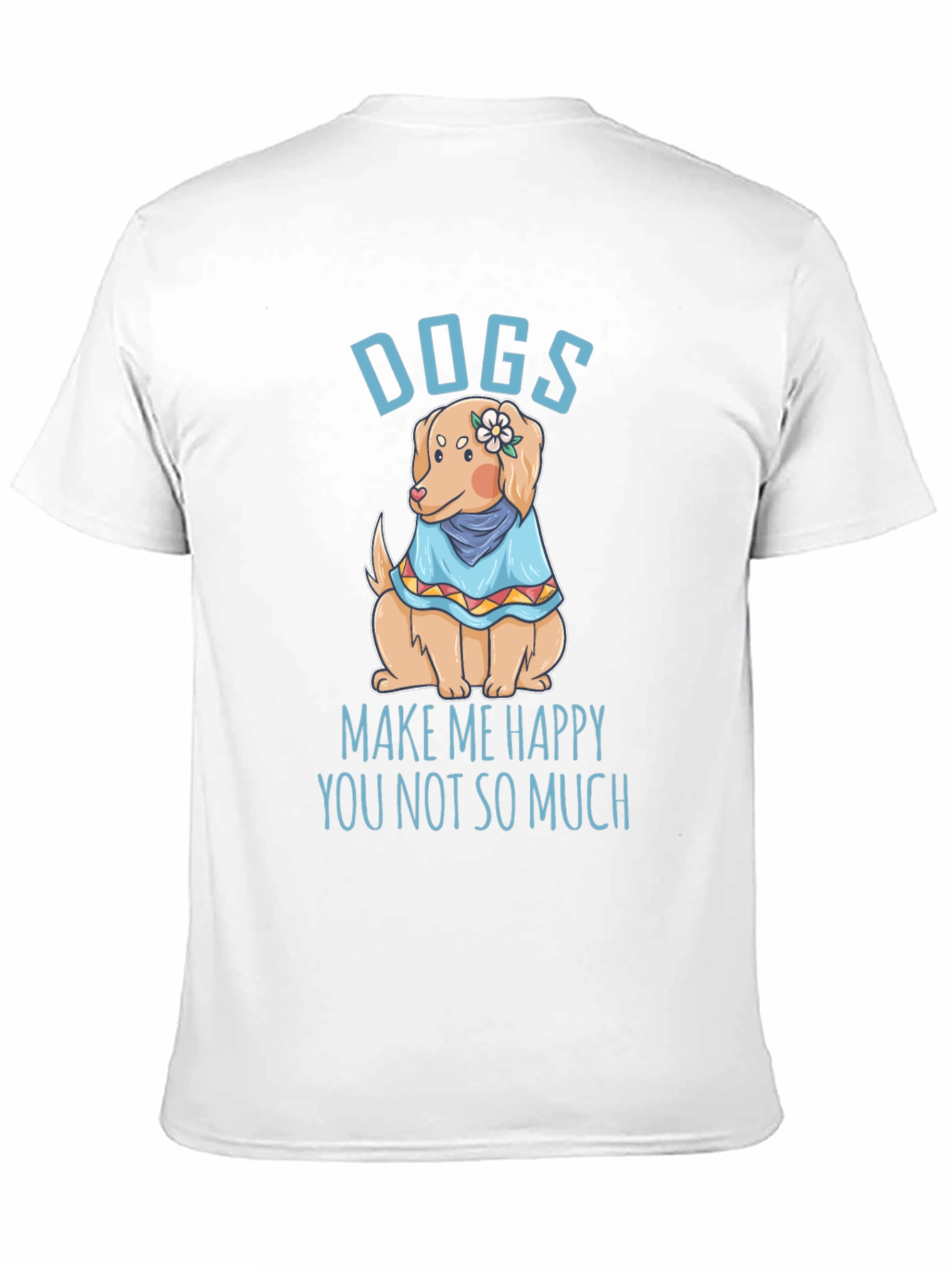 Dogs Make Me Happy Graphic Tee