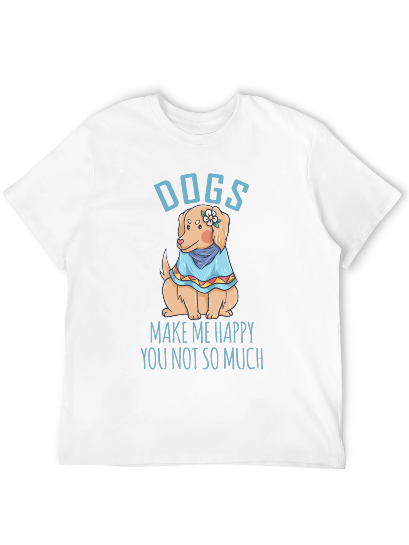 Dogs Make Me Happy Graphic Tee