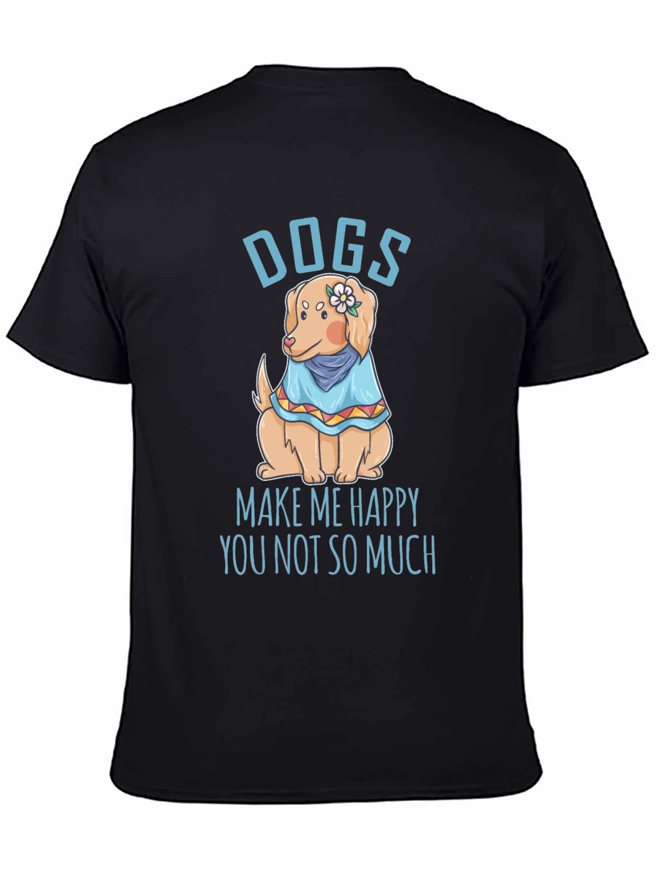 Dogs Make Me Happy Graphic Tee