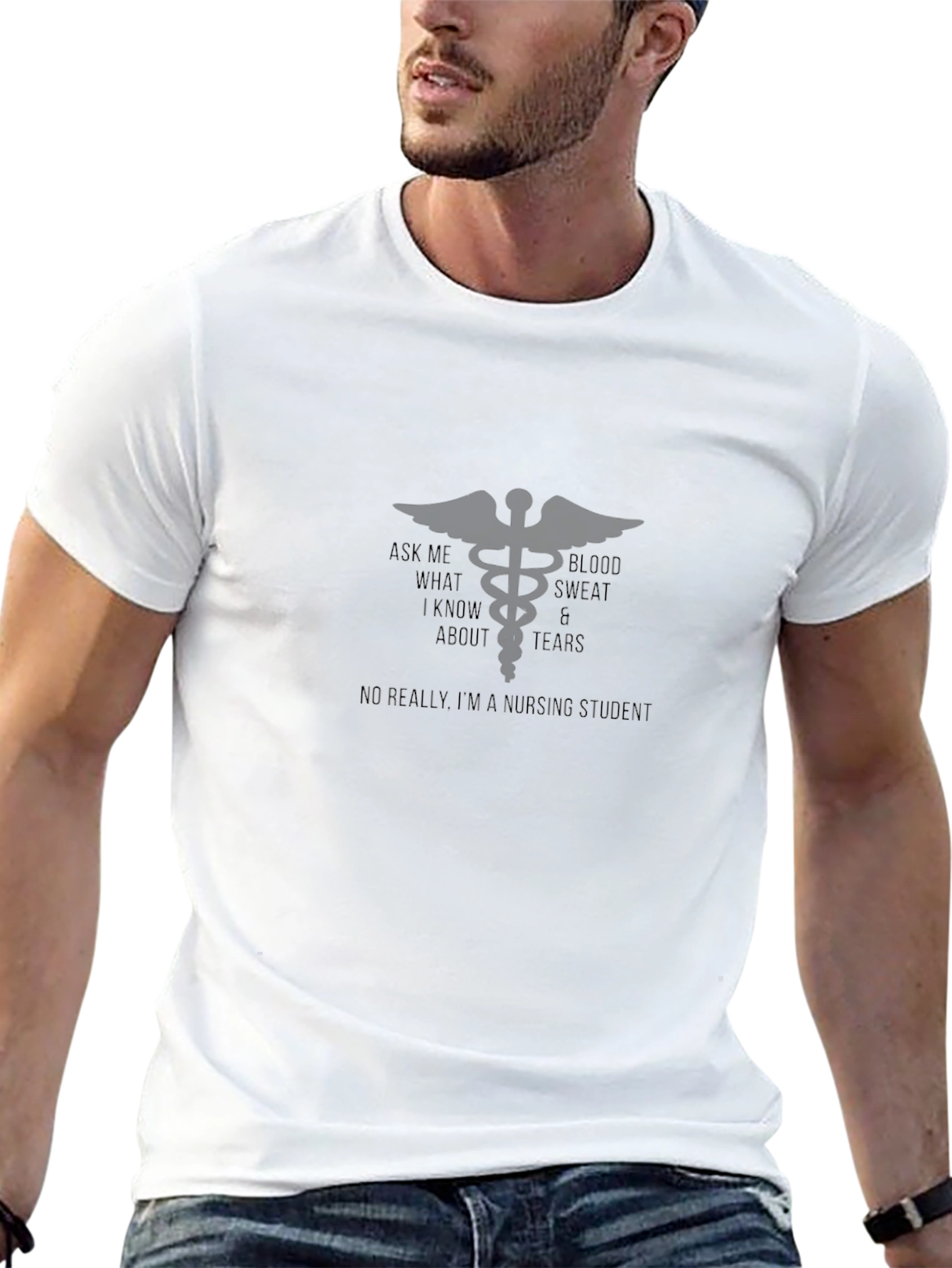 Nursing Student Blood Sweat & Tears T-Shirt