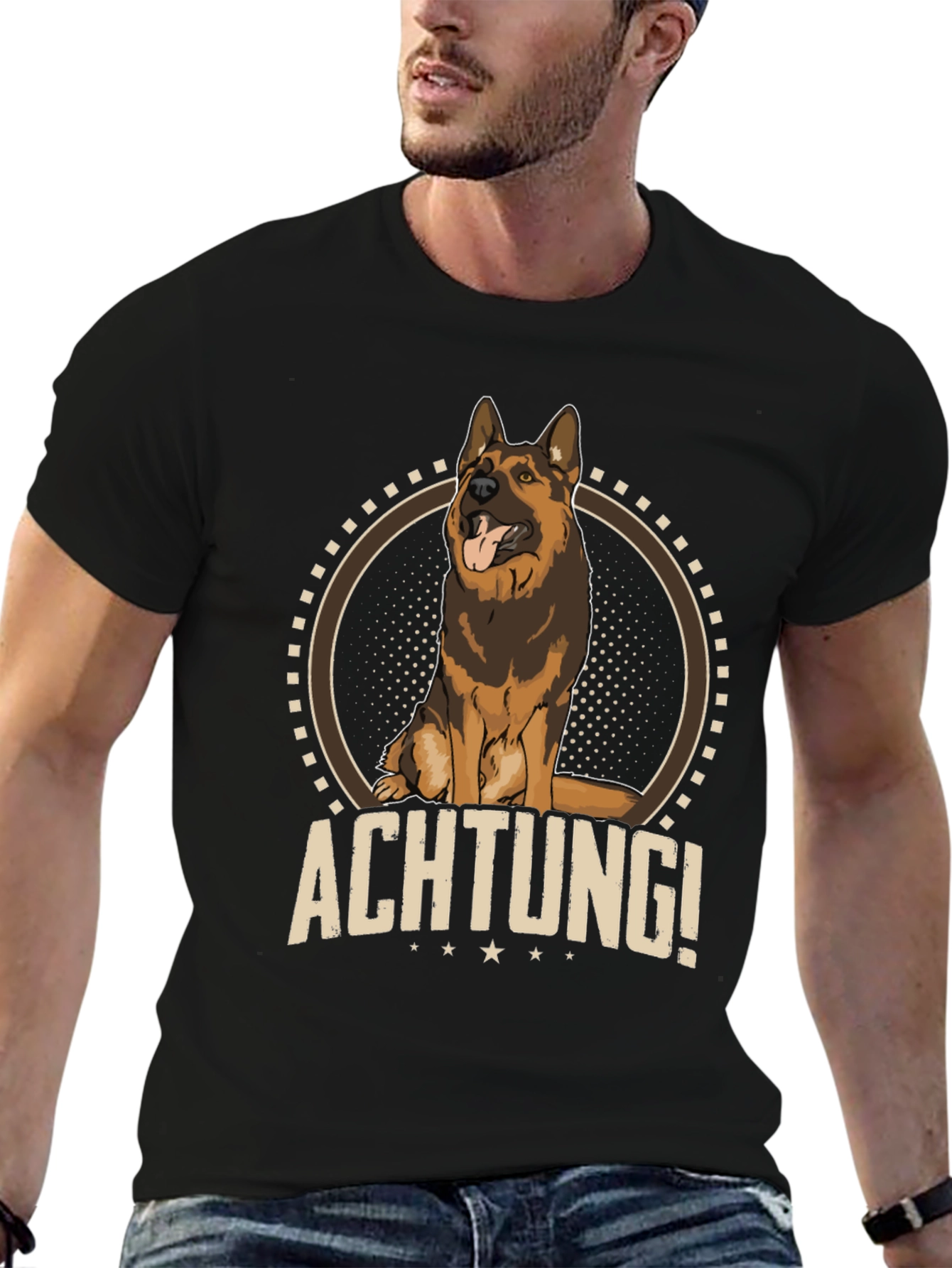 Achtung! German Shepherd Dog T-Shirt