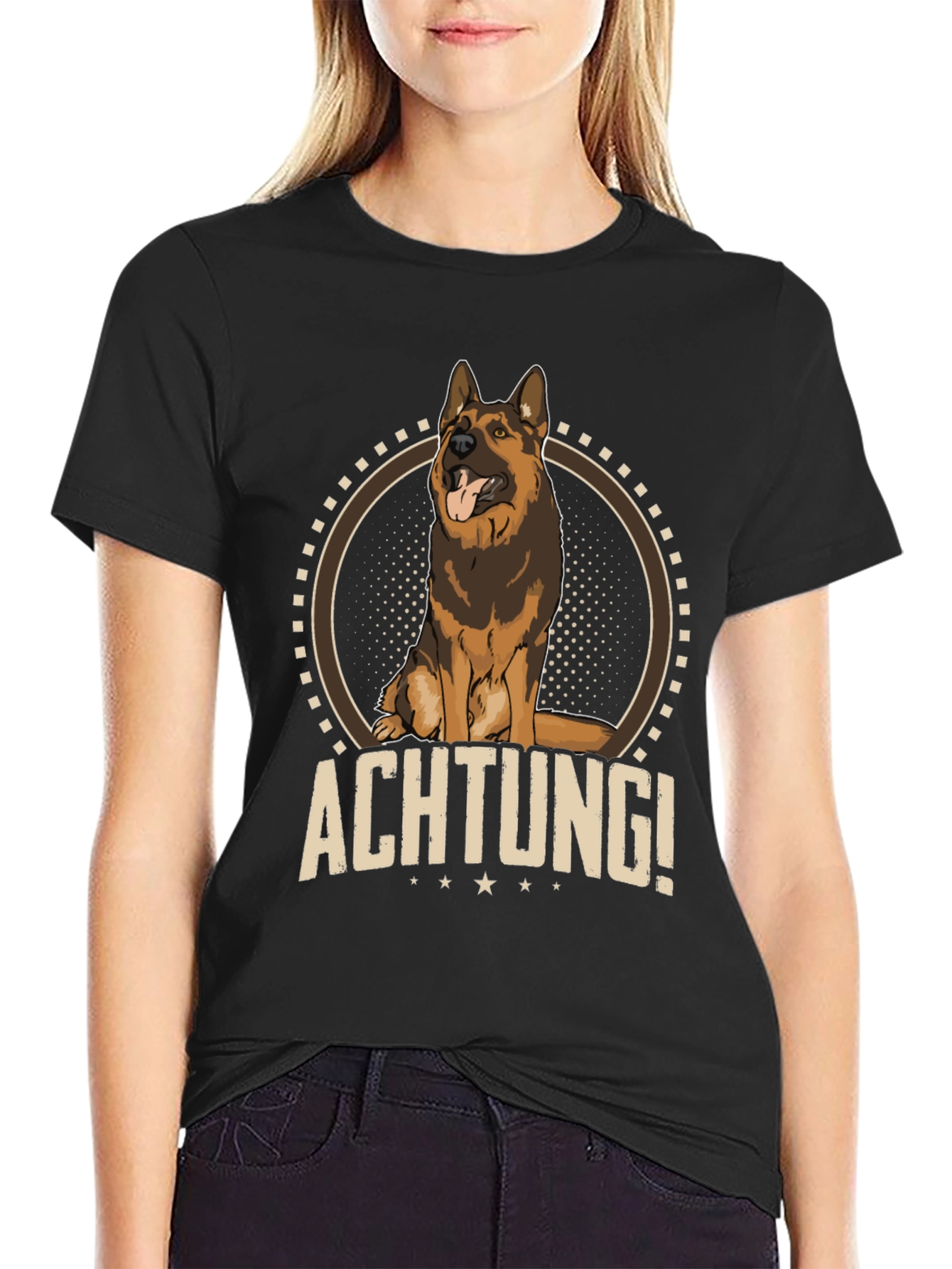 Achtung! German Shepherd Dog T-Shirt