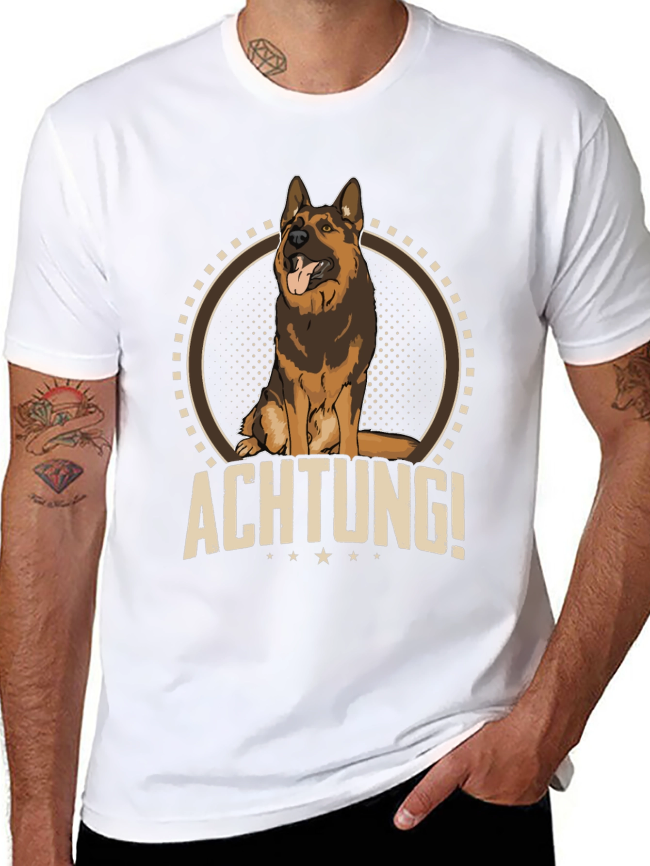 Achtung! German Shepherd Dog T-Shirt