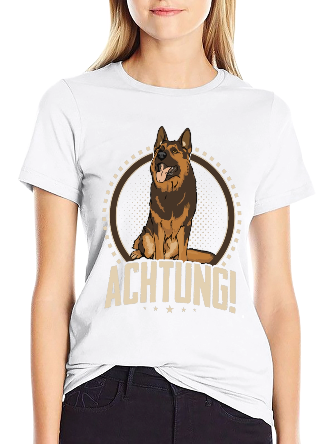 Achtung! German Shepherd Dog T-Shirt
