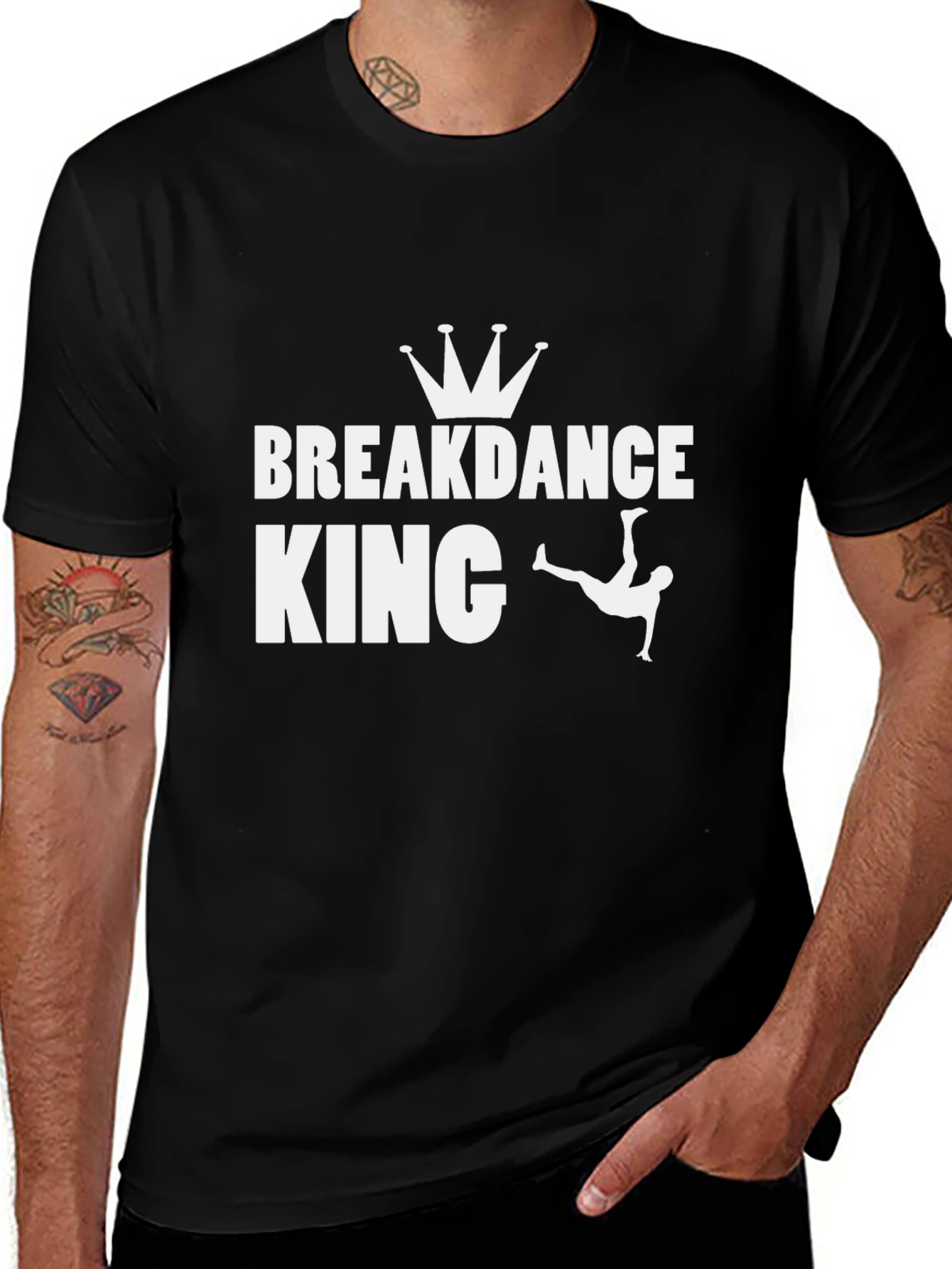 Breakdance King T-Shirt - Cool Graphic Tee