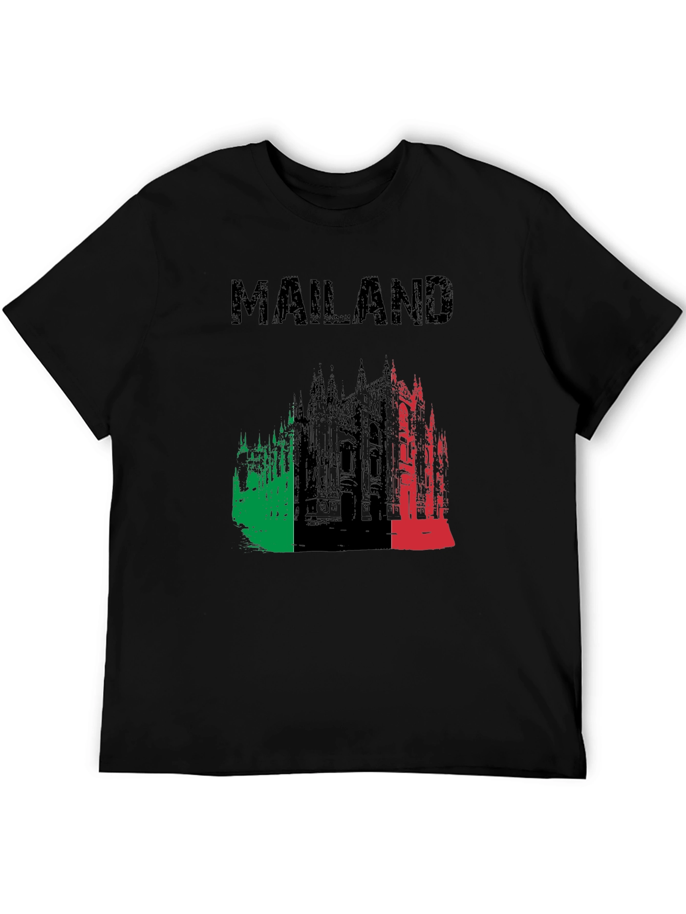 Mailan Black Graphic T-Shirt