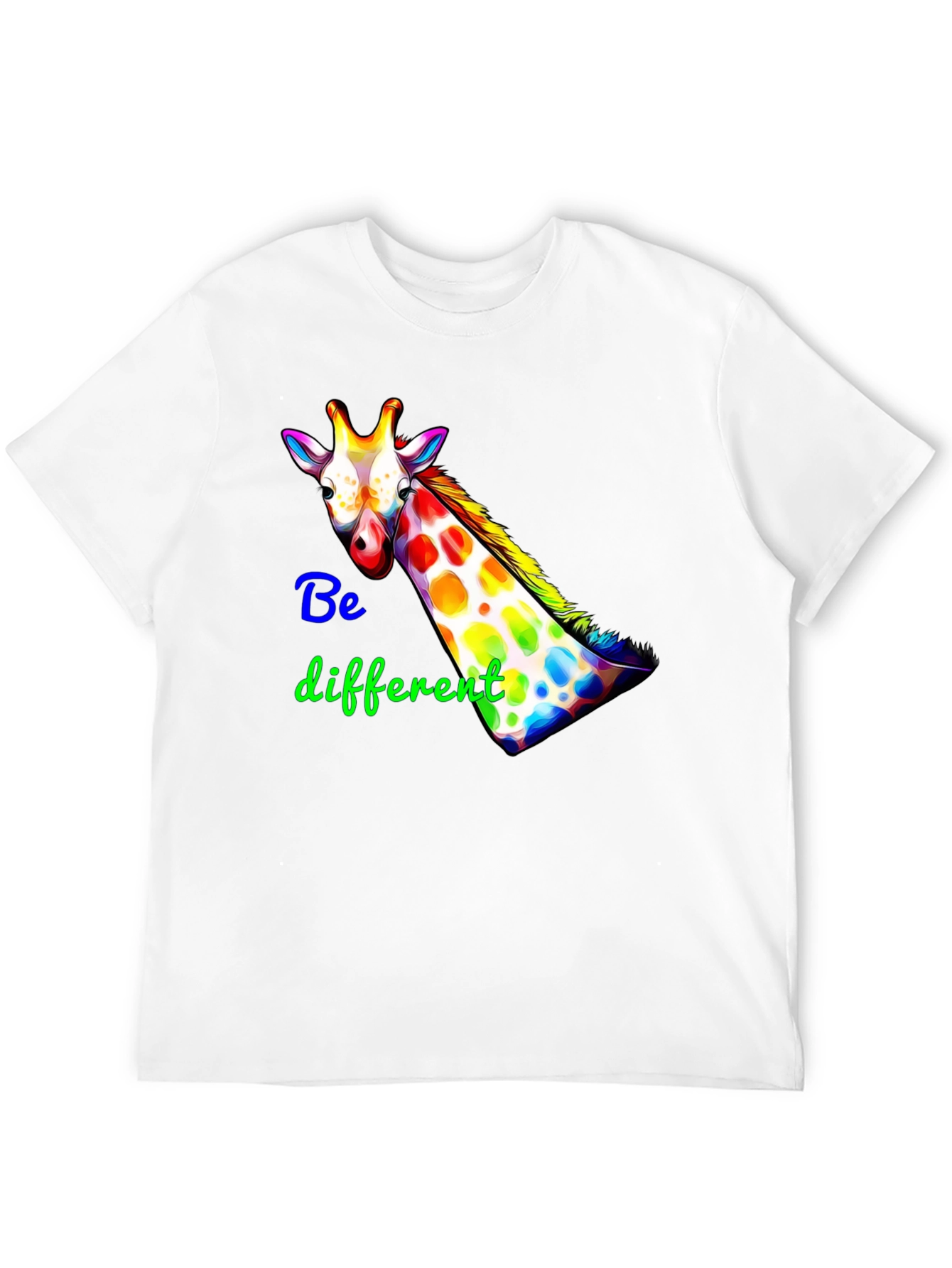 Be Different Giraffe Graphic Tee