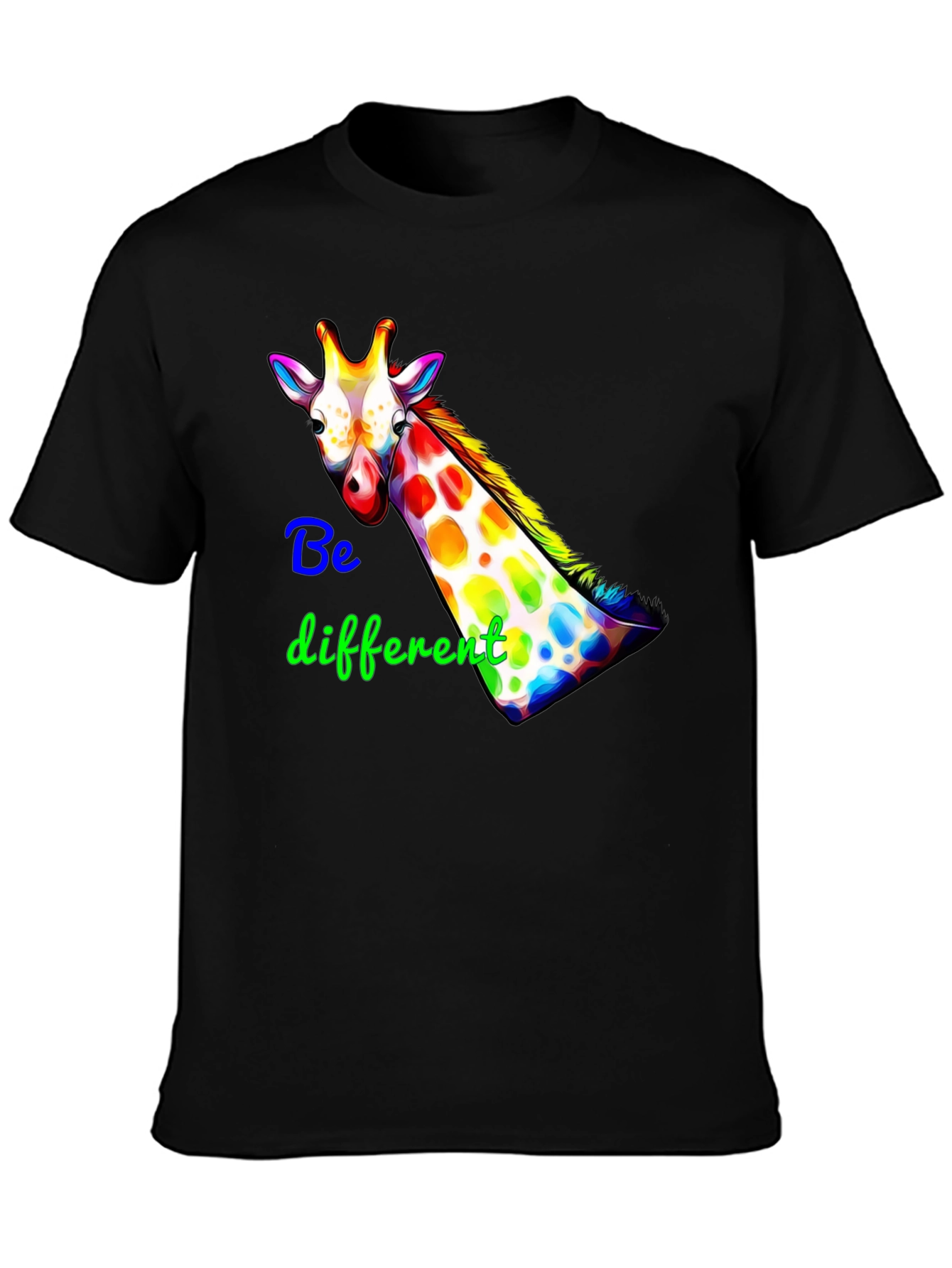 Be Different Giraffe Graphic Tee