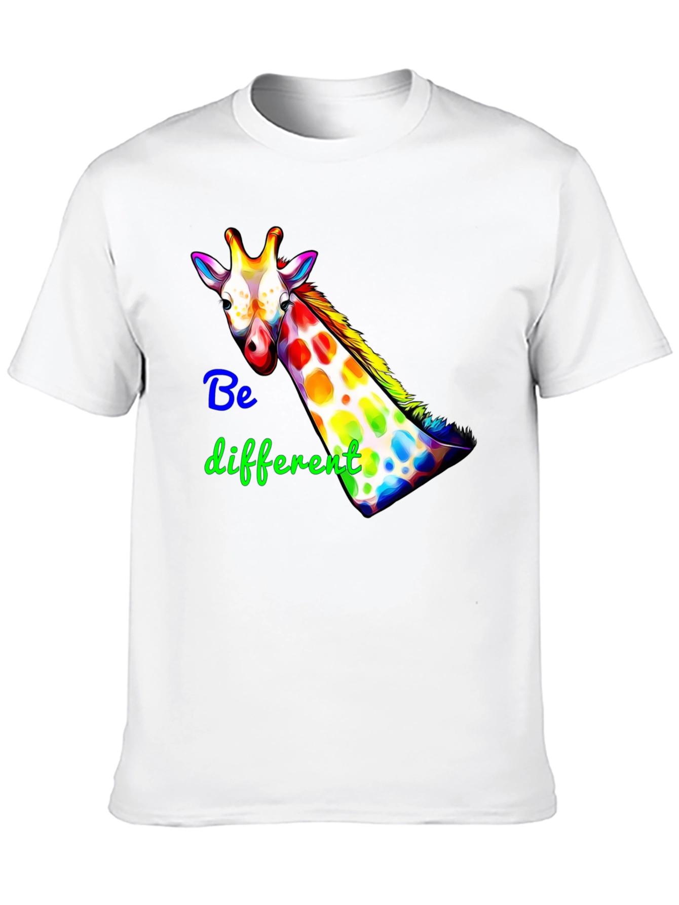 Be Different Giraffe Graphic Tee