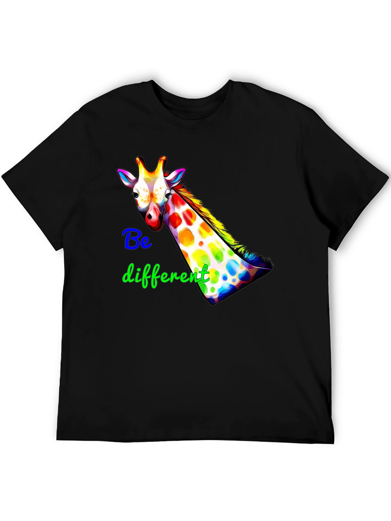 Be Different Giraffe Graphic Tee