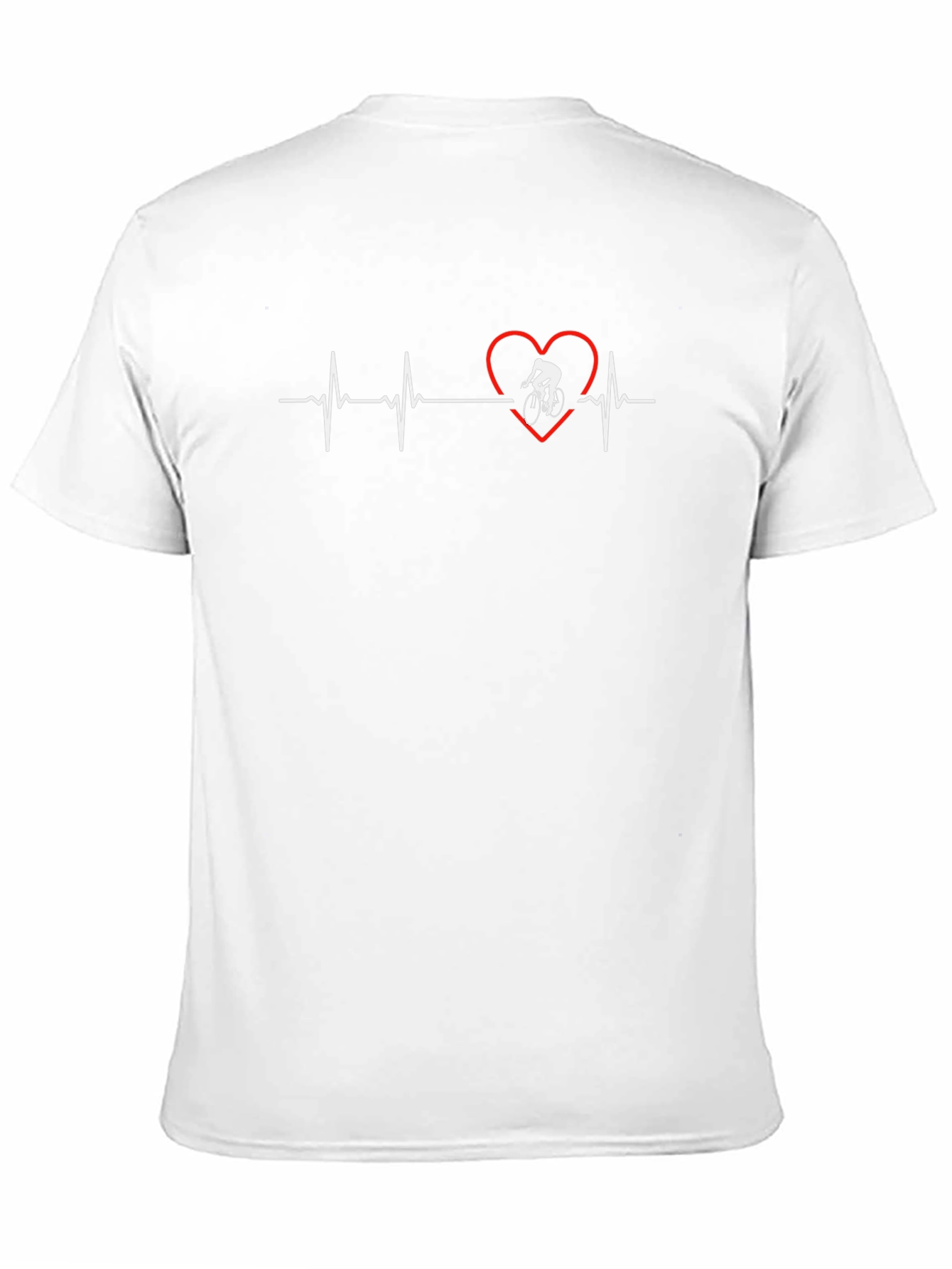 Cyclist Heartbeat Graphic Tee - Black