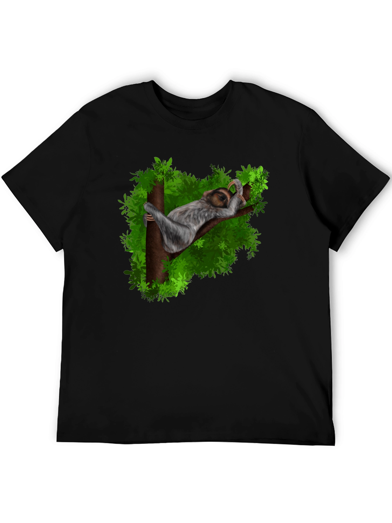 Sloth Nap Graphic Tee - Relaxed Casual Style
