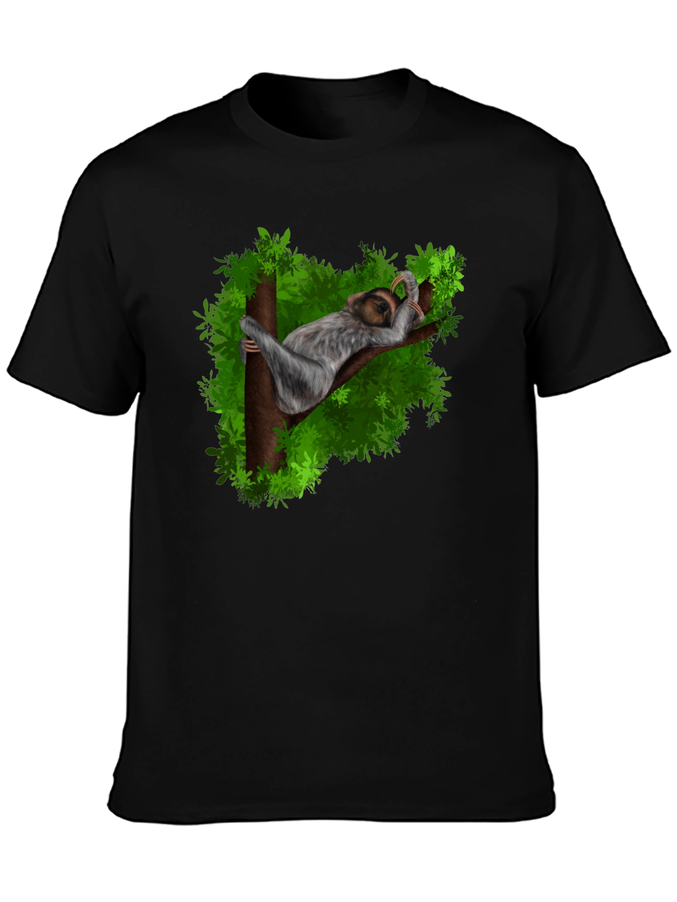 Sloth Nap Graphic Tee - Relaxed Casual Style