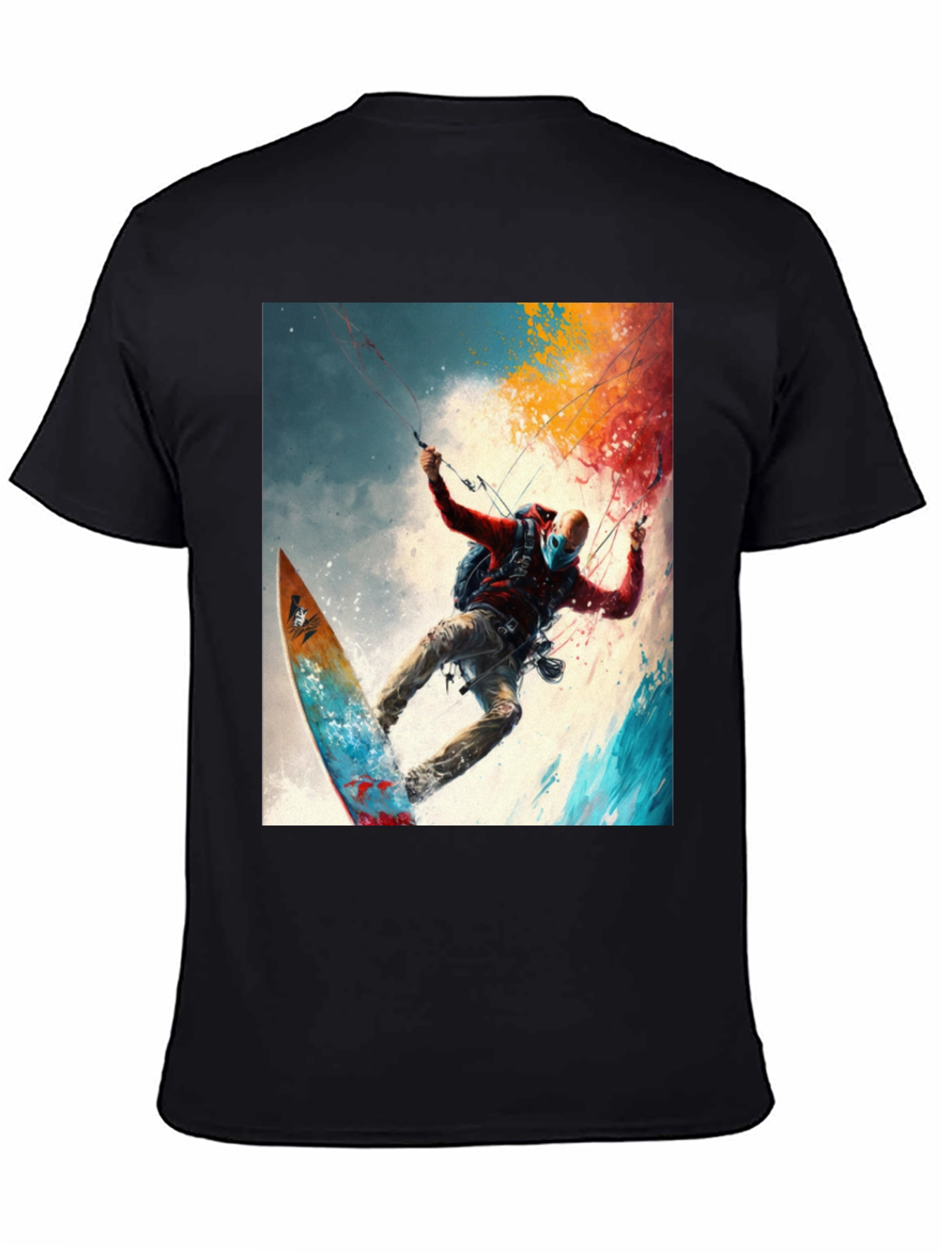 Surfing Adventure Tee - Artistic Graphic Print