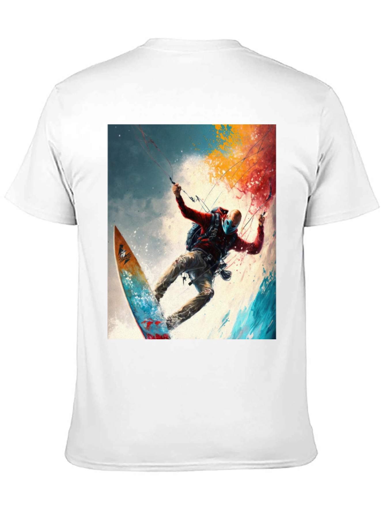 Surfing Adventure Tee - Artistic Graphic Print
