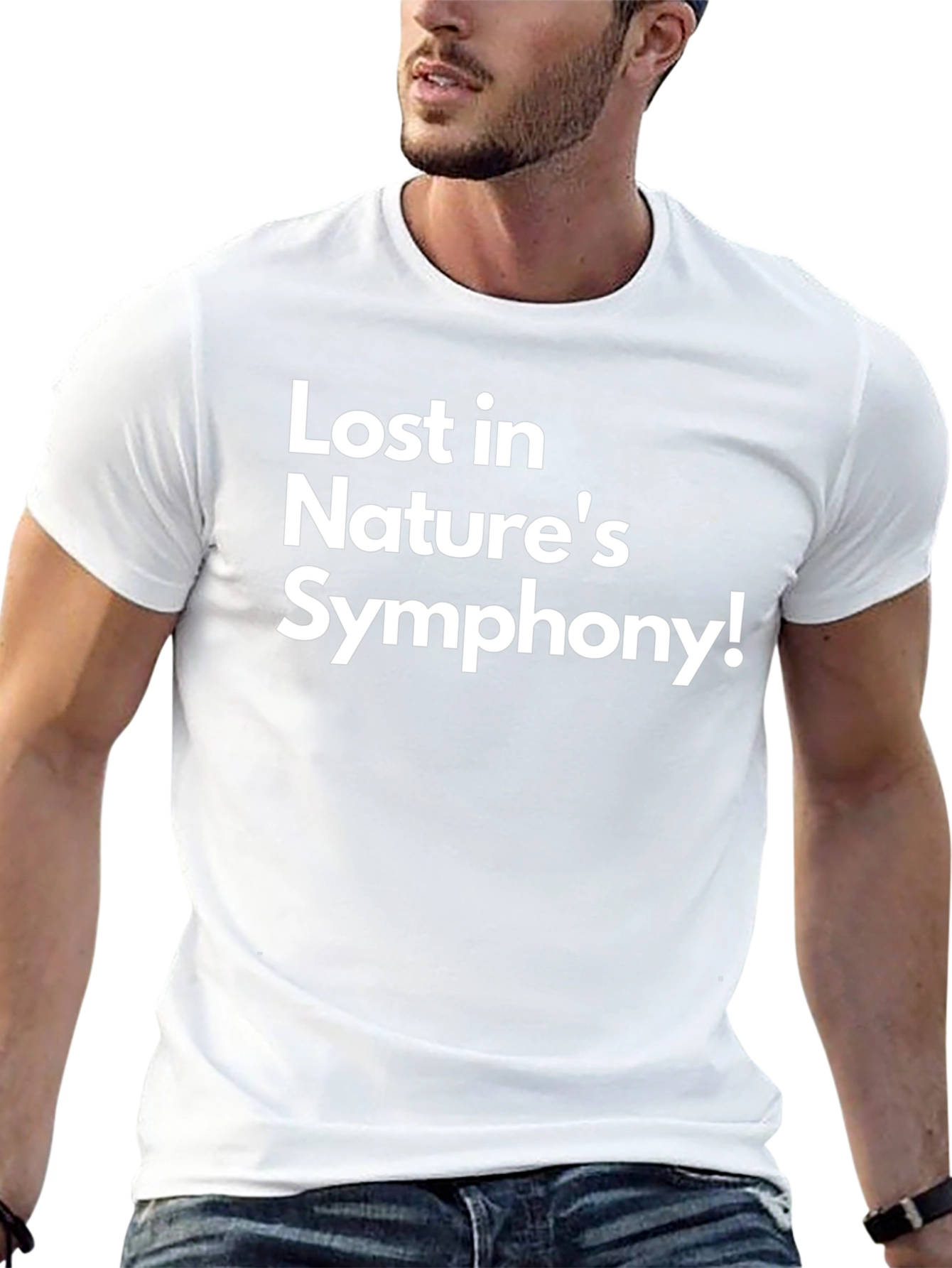 Lost in Natures Symphony Black T-Shirt