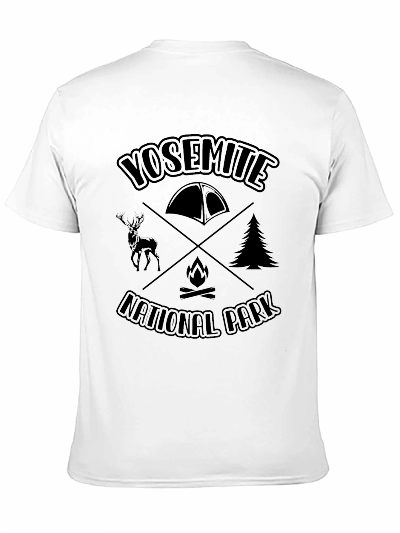 Yosemite National Park Camping T-Shirt