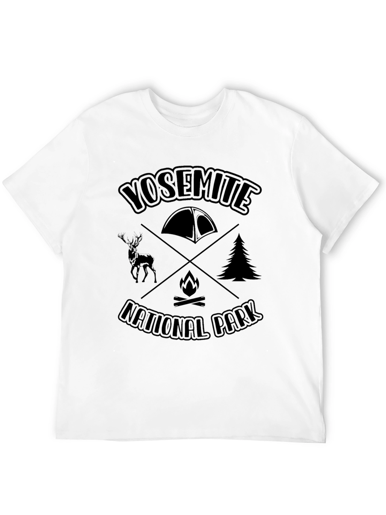 Yosemite National Park Camping T-Shirt