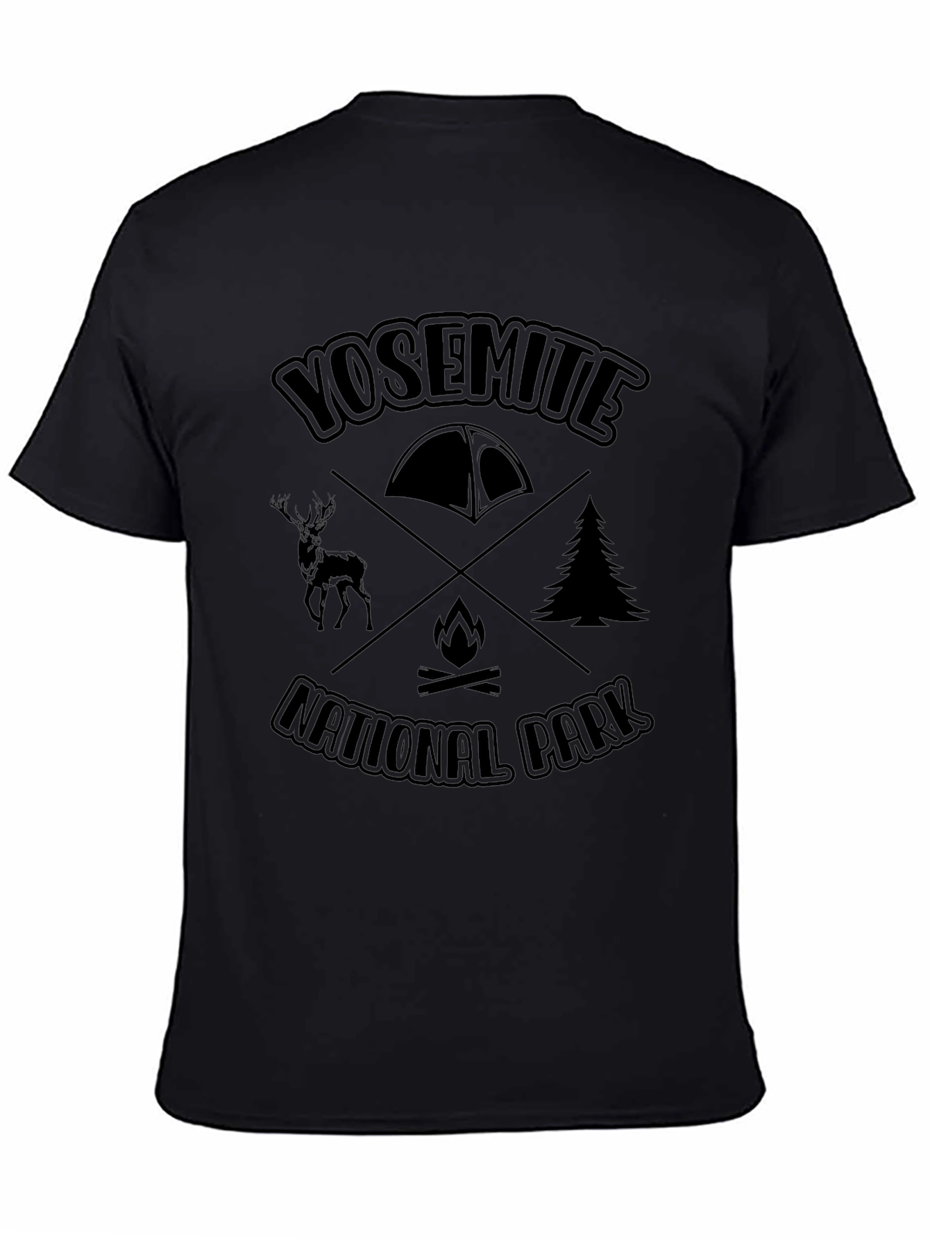 Yosemite National Park Camping T-Shirt