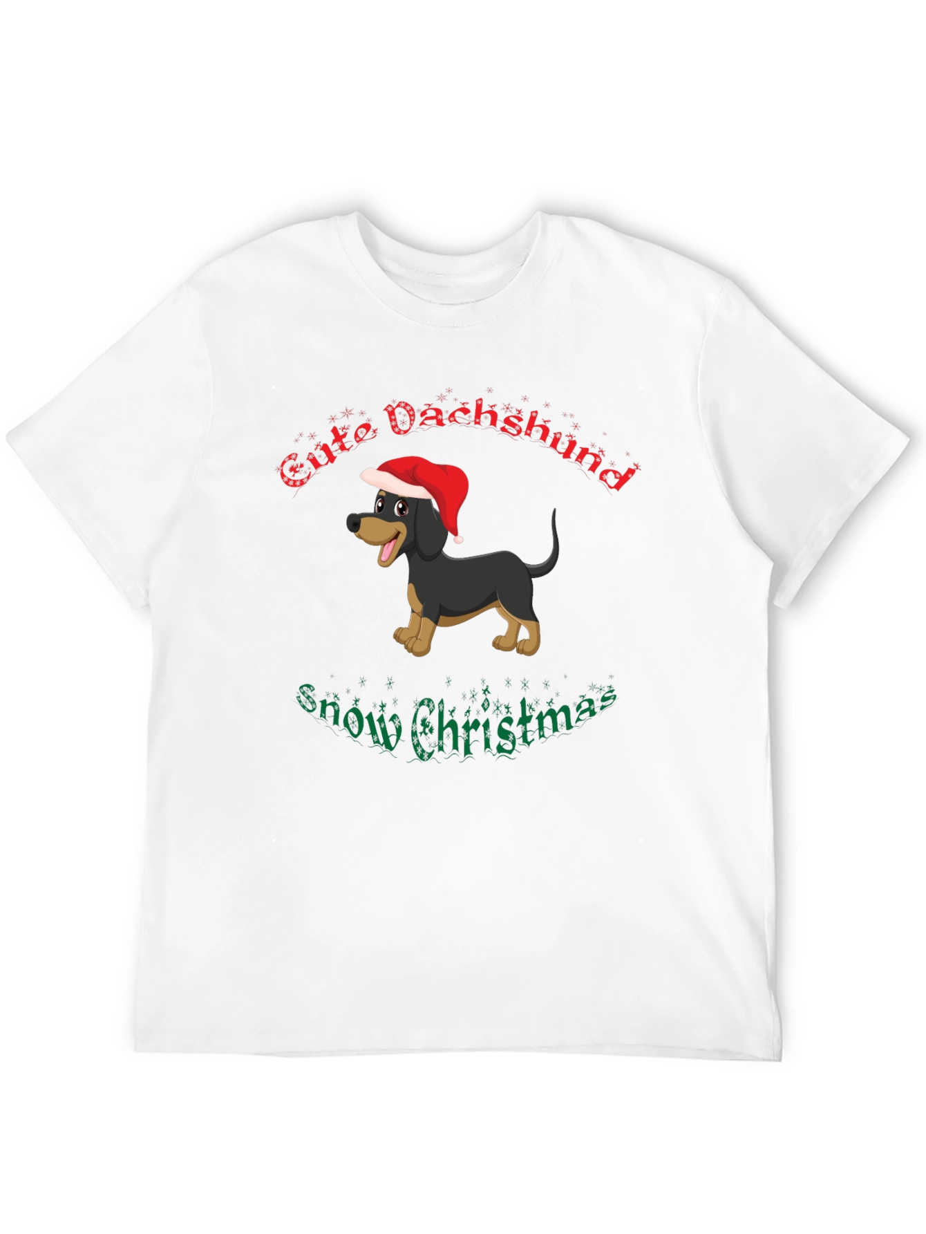 Festive Dachshund Christmas T-Shirt