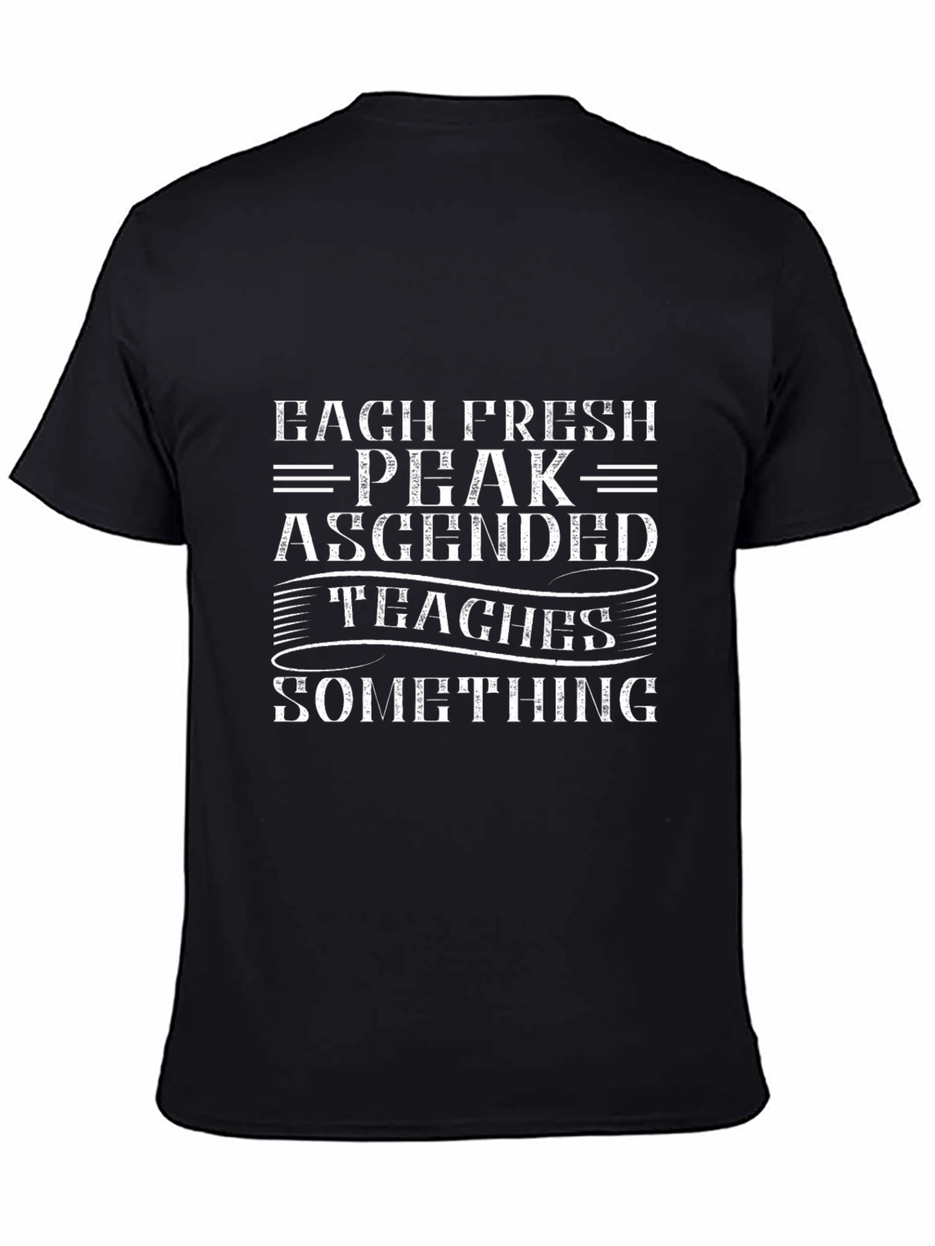 Motivational Peaks Ascended Graphic T-Shirt