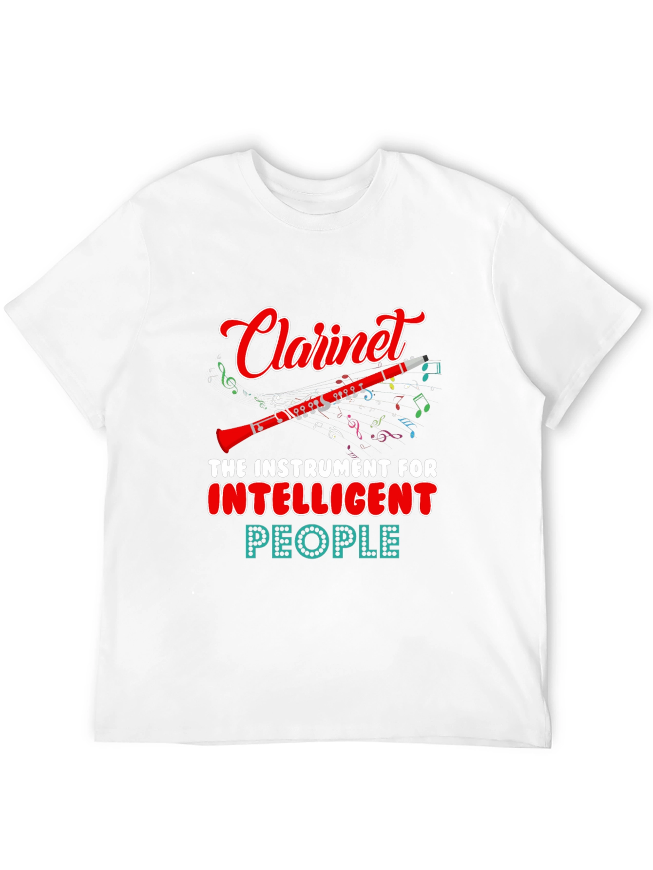 Clarinet Instrument Intelligent People T-Shirt