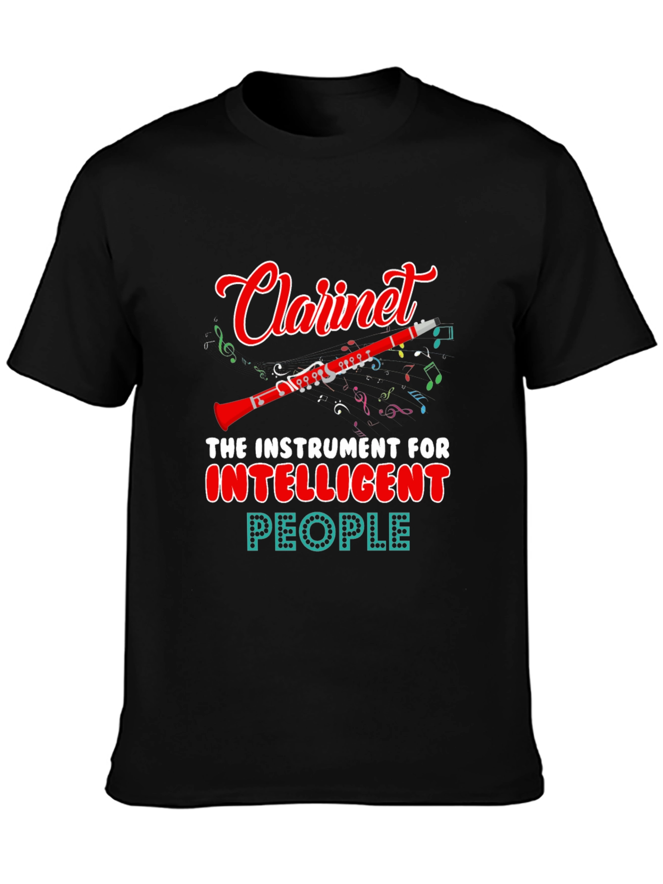 Clarinet Instrument Intelligent People T-Shirt