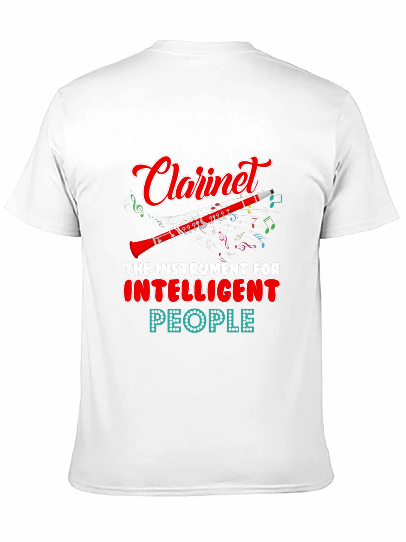 Clarinet Instrument Intelligent People T-Shirt
