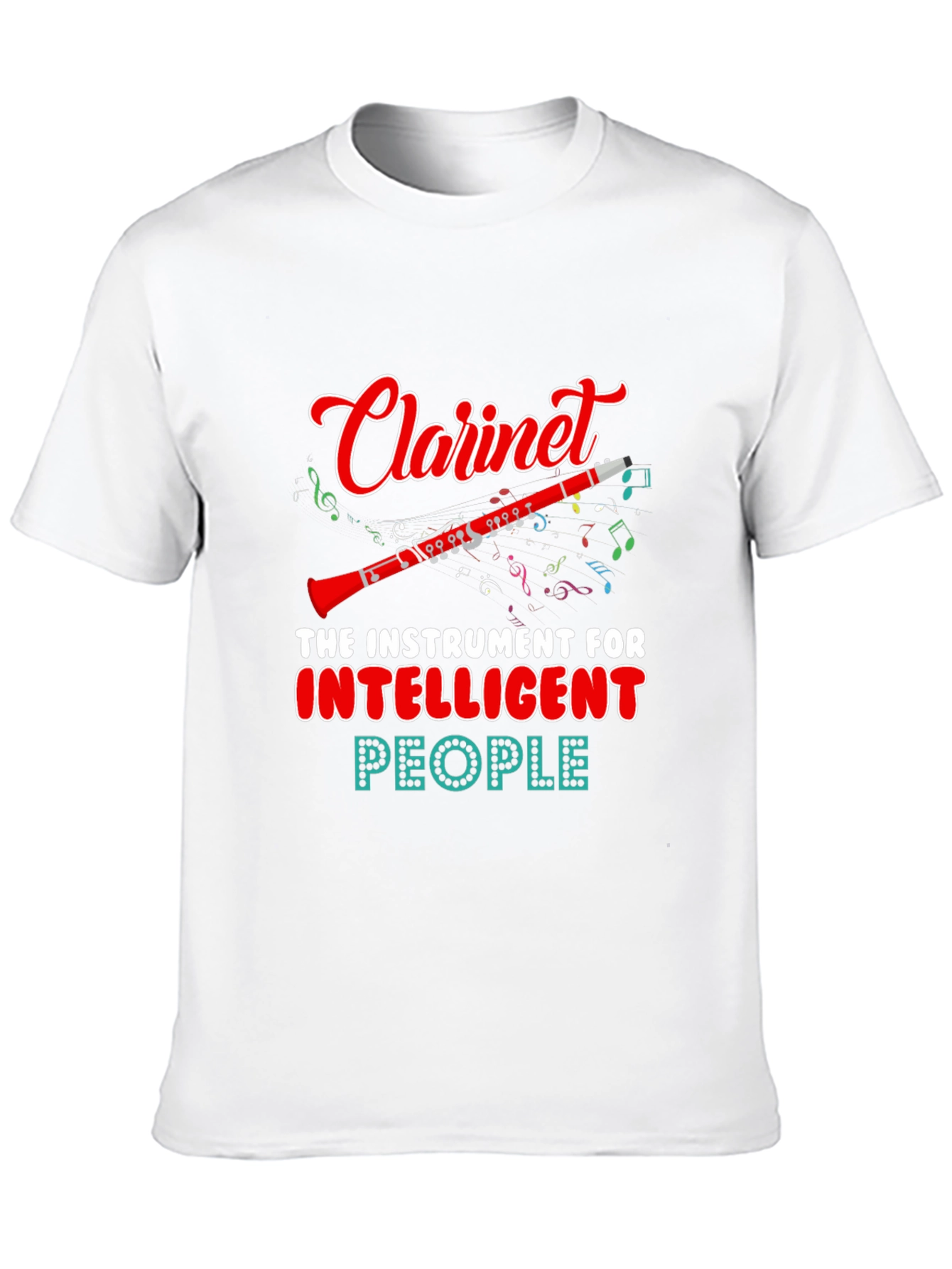 Clarinet Instrument Intelligent People T-Shirt