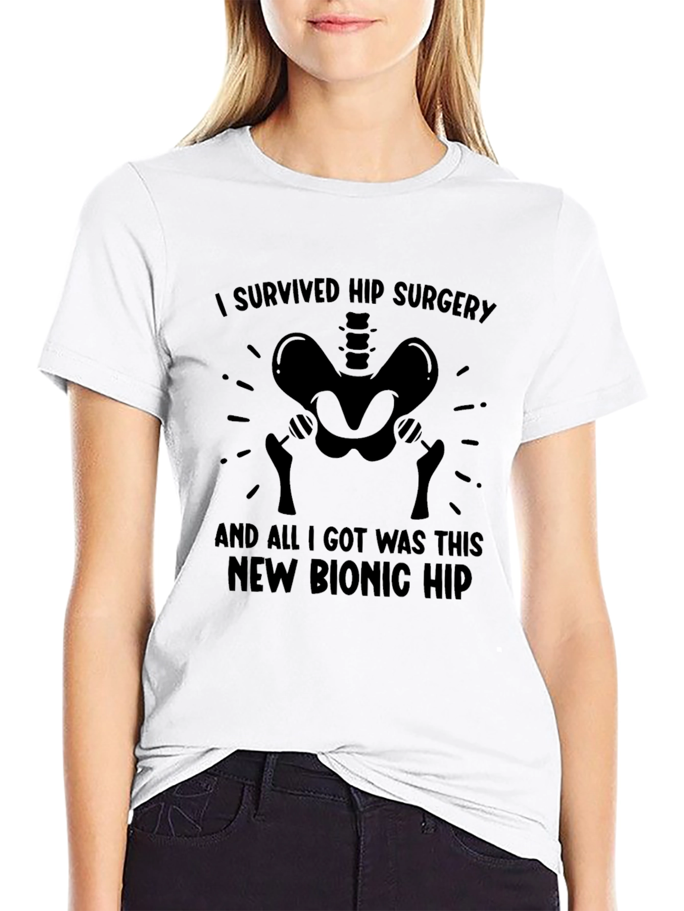 Hip Surgery Survivor Bionic Hip T-Shirt