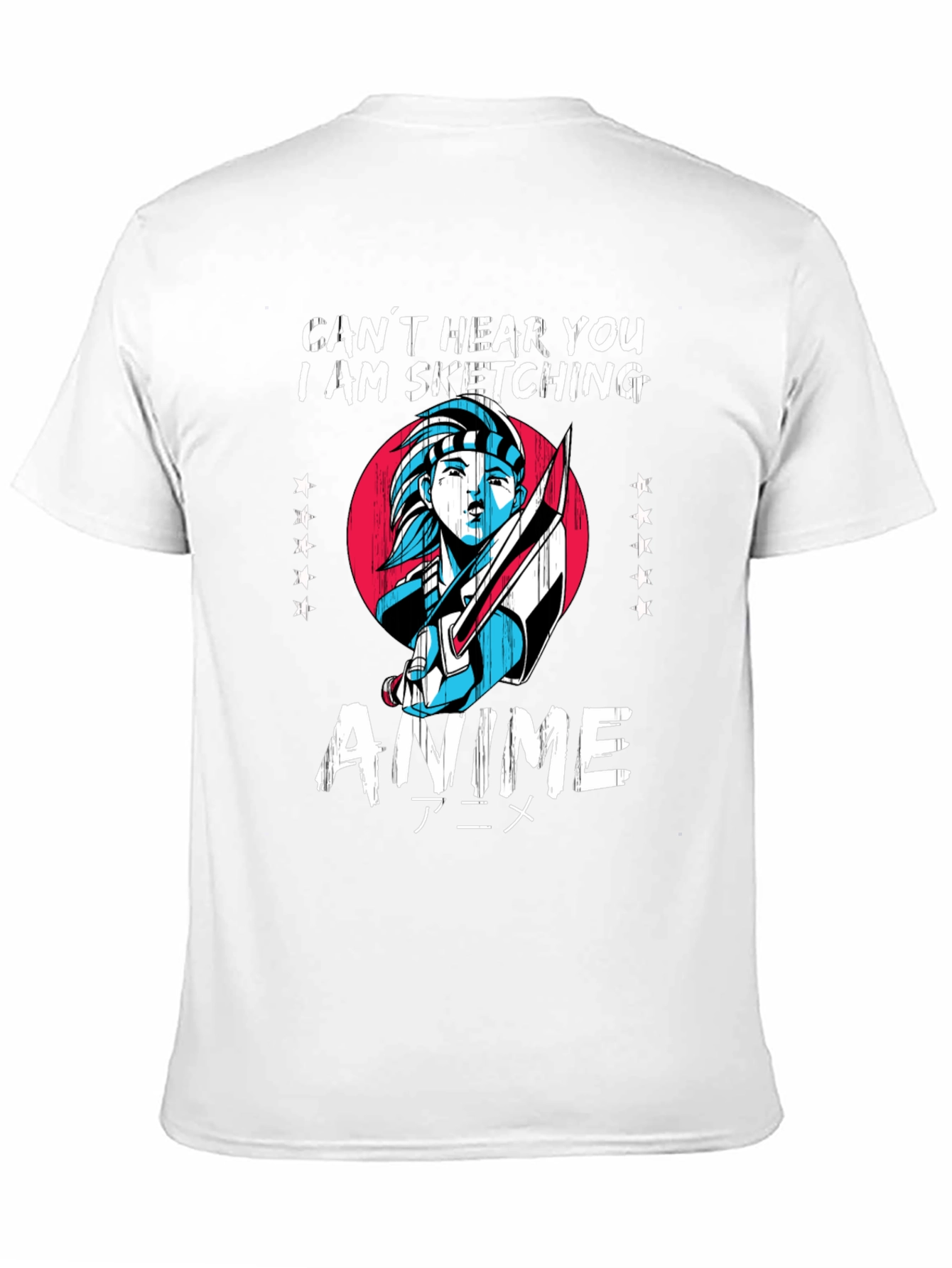 Anime Sketching T-Shirt - Artistic Fashion